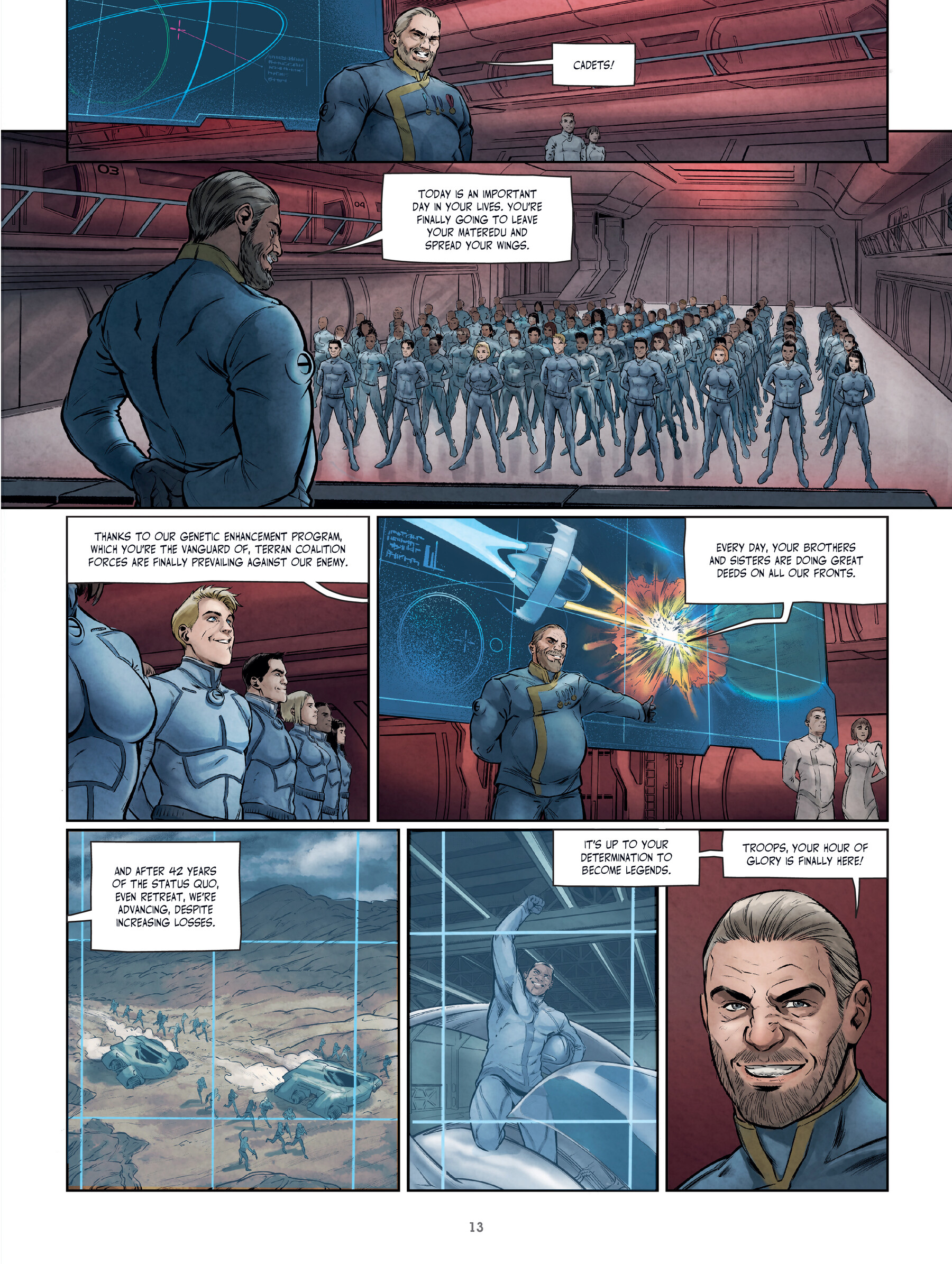 <{ $series->title }} issue 1 - Page 13