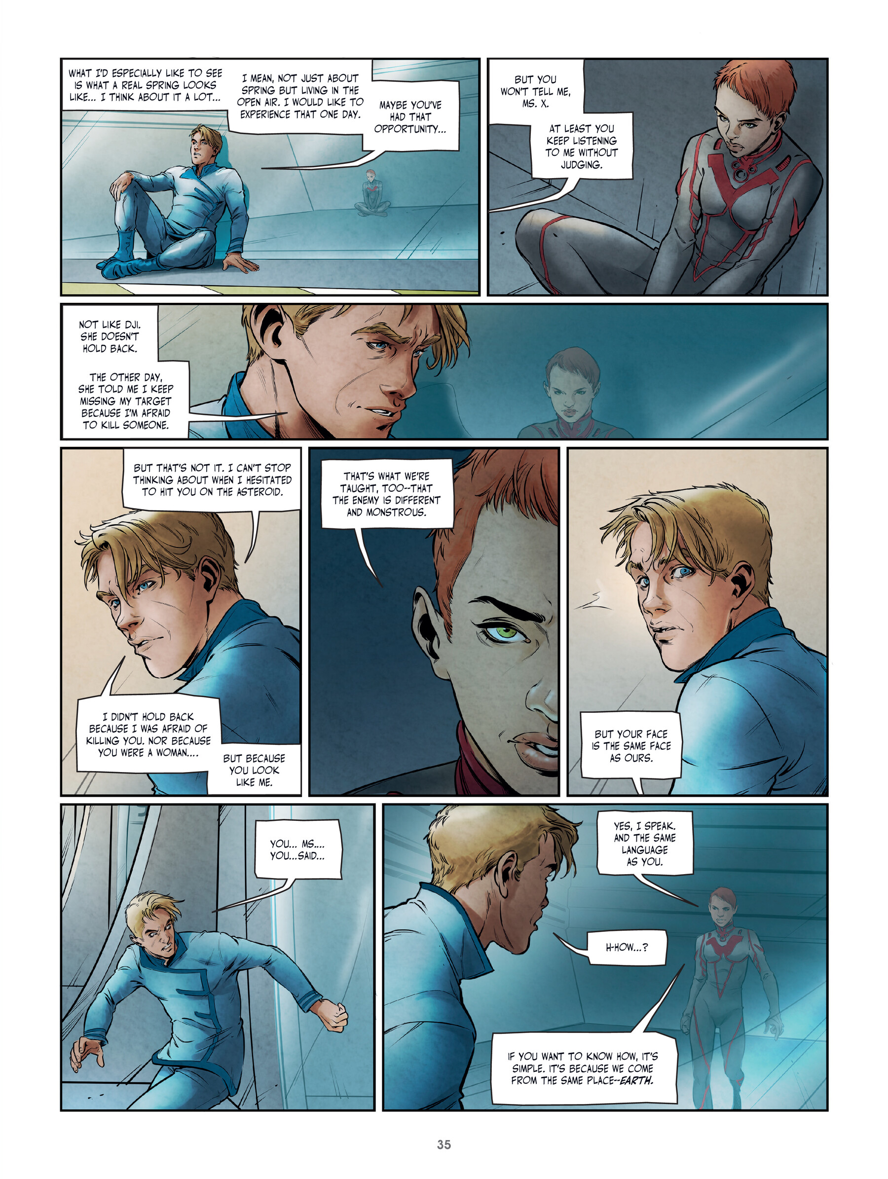 <{ $series->title }} issue 1 - Page 34