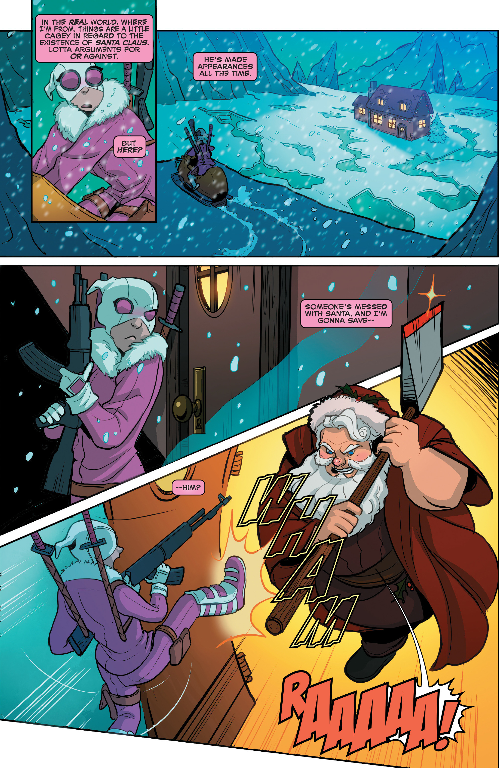 Gwenpool Holiday Special - Merry Mix-Up (2016) issue 1 - Page 43