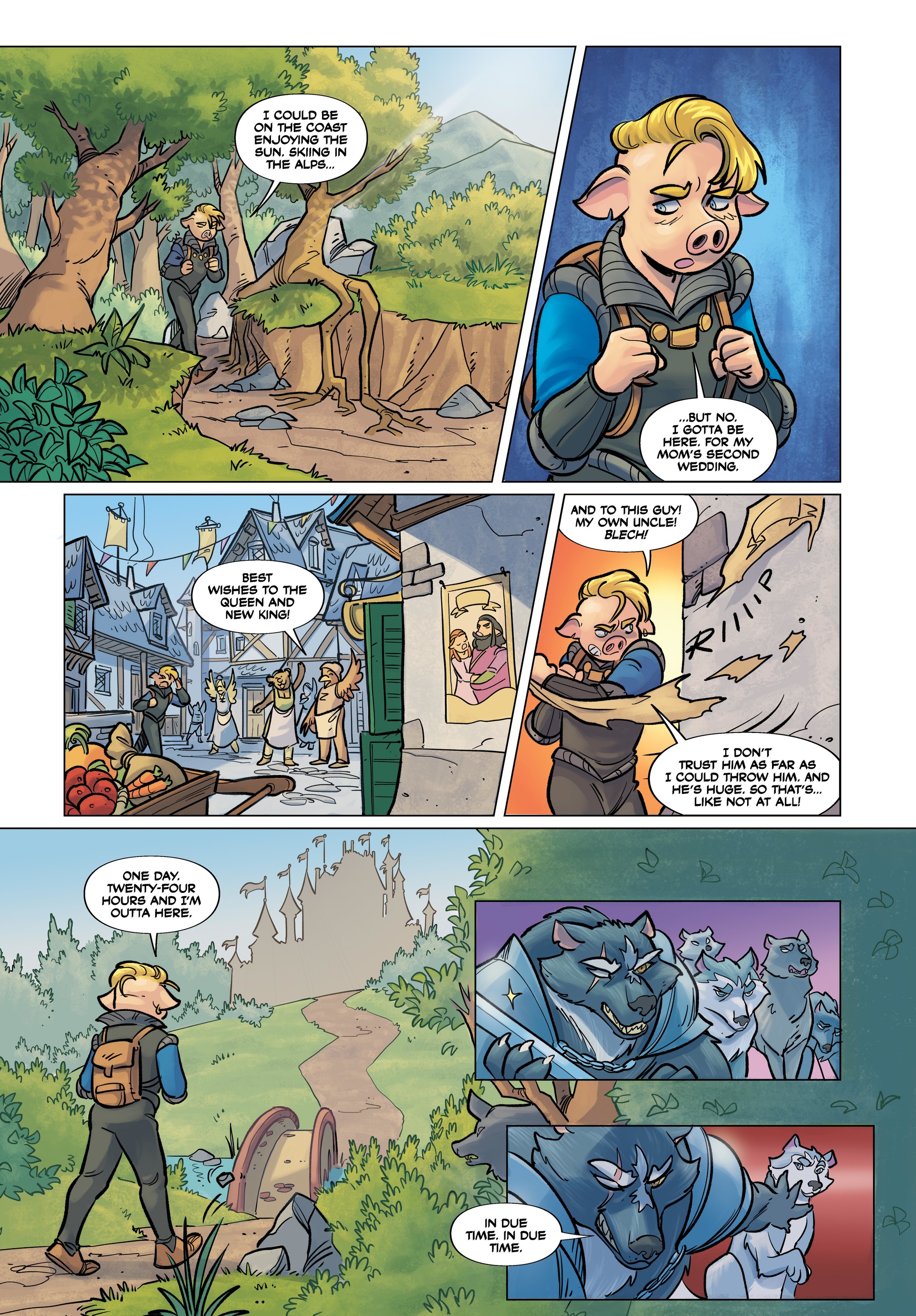 Ham-let: A Shakespearean Mash-Up (2022) issue HC - Page 9