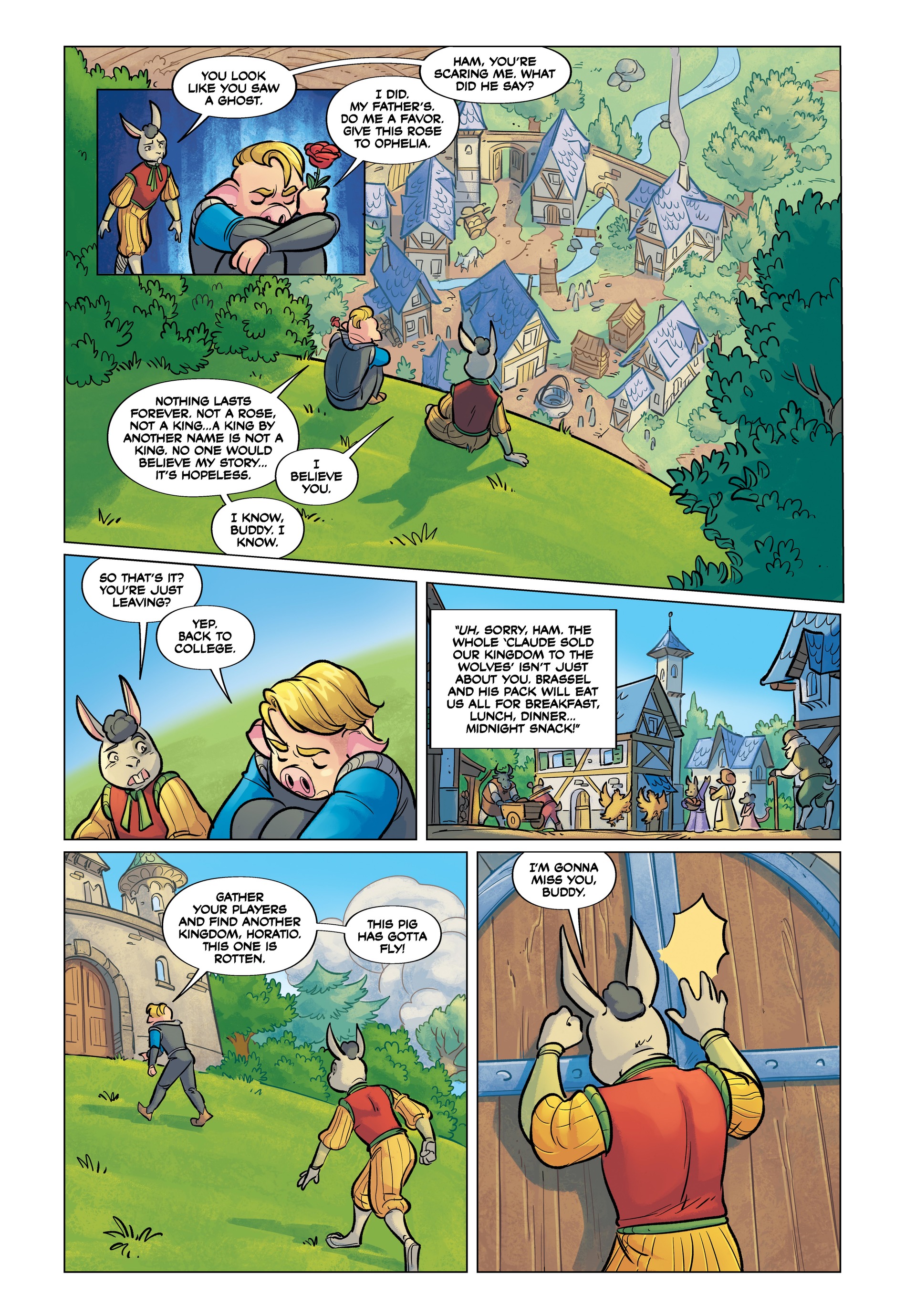 Ham-let: A Shakespearean Mash-Up (2022) issue HC - Page 17