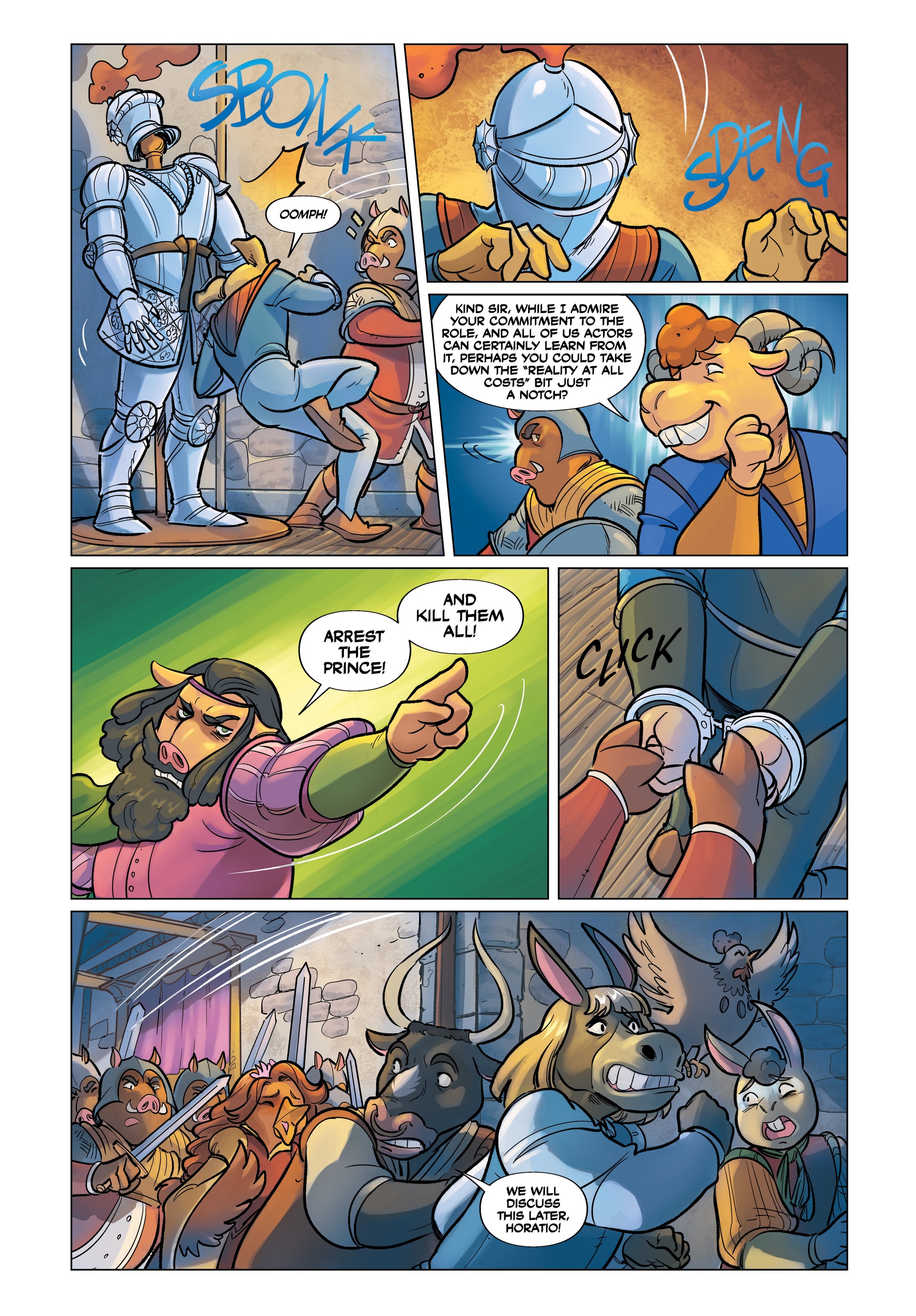 Ham-let: A Shakespearean Mash-Up (2022) issue HC - Page 36