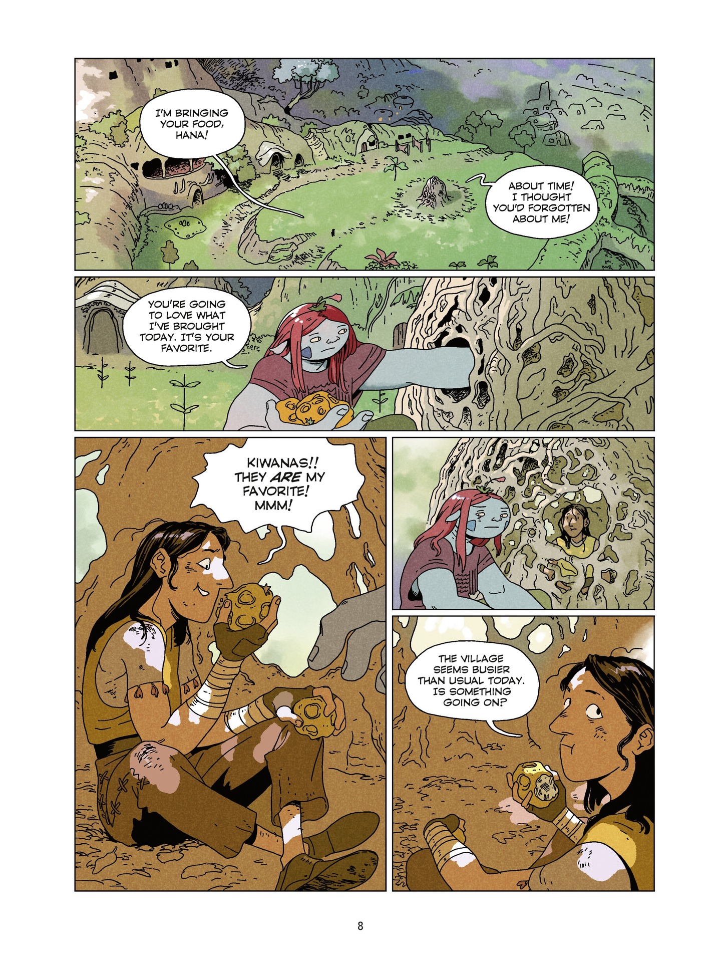 Hana and Taru: The Forest Giants (2024-) issue 1 - Page 8