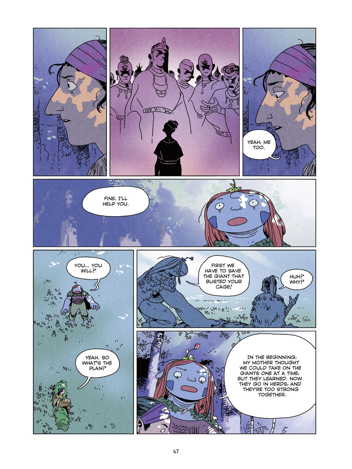 Hana and Taru: The Forest Giants (2024-) issue 1 - Page 46