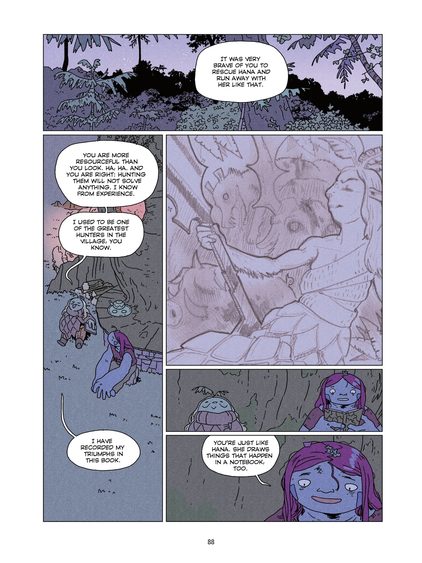 Hana and Taru: The Forest Giants (2024-) issue 1 - Page 86