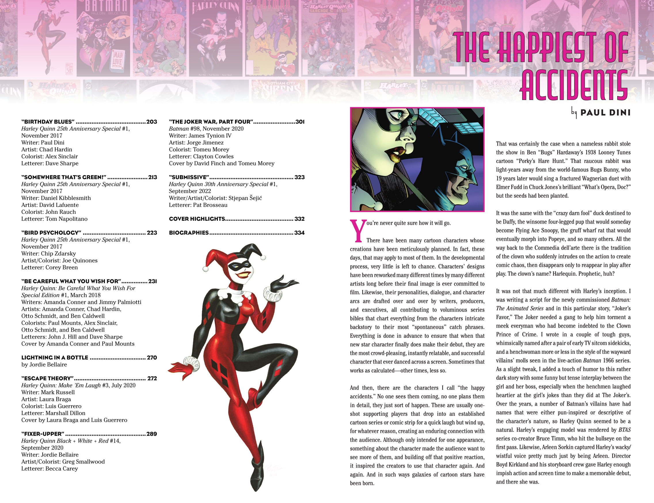 Harley Quinn: 30 Years of the Maid of Mischief The Deluxe Edition (2022) issue HC - Page 6