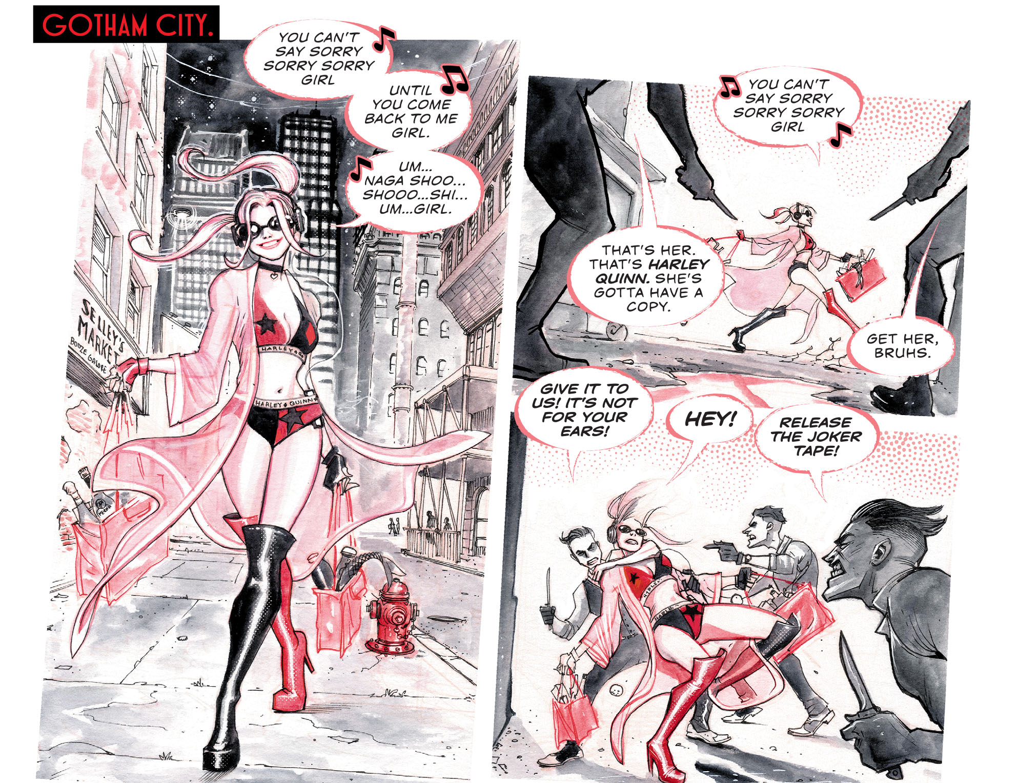 Harley Quinn Black + White + Red (2020-): Chapter 4 - Page 4