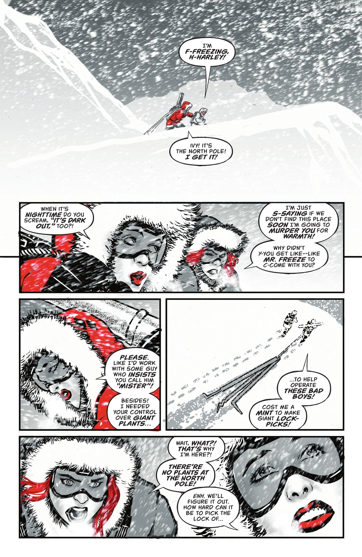 Harley Quinn: Black + White + Redder (2023-) issue 1 - Page 5