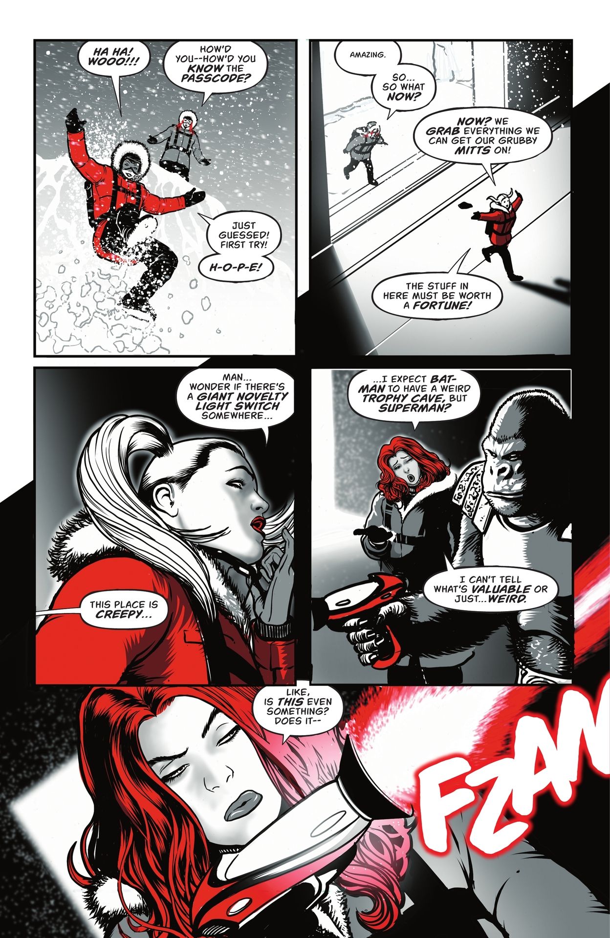 Harley Quinn: Black + White + Redder (2023-) issue 1 - Page 8