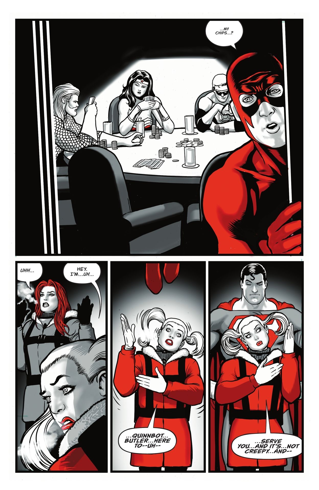 Harley Quinn: Black + White + Redder (2023-) issue 1 - Page 13