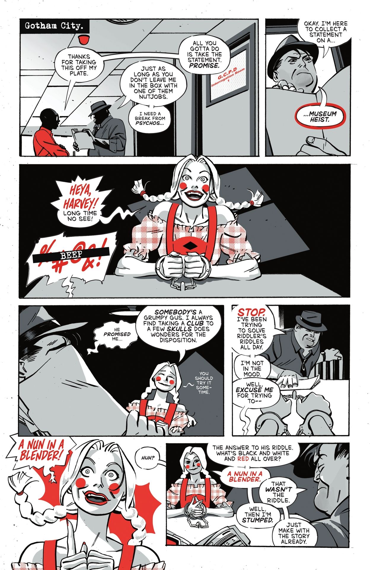 Harley Quinn: Black + White + Redder (2023-) issue 1 - Page 29