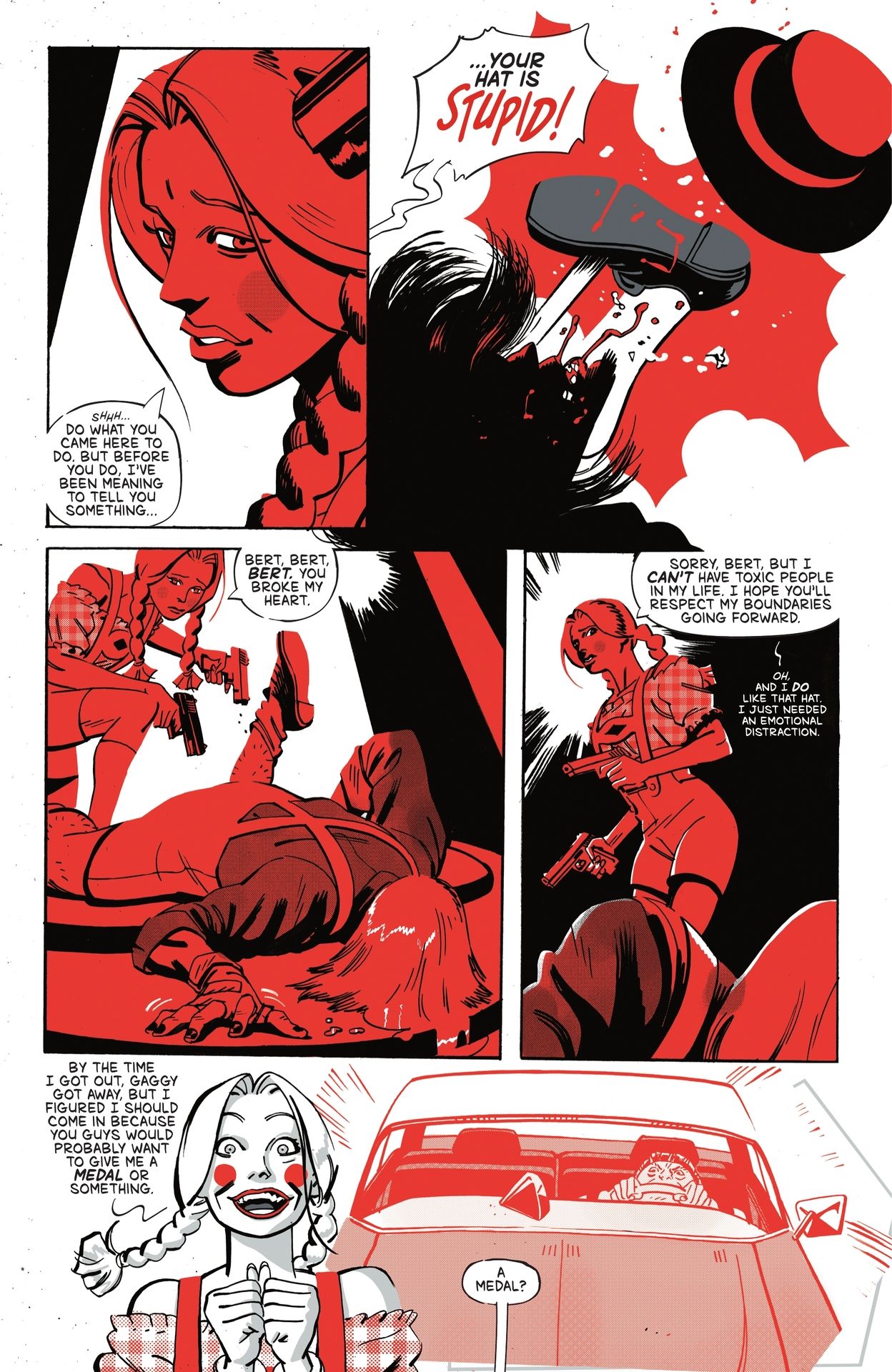 Harley Quinn: Black + White + Redder (2023-) issue 1 - Page 36