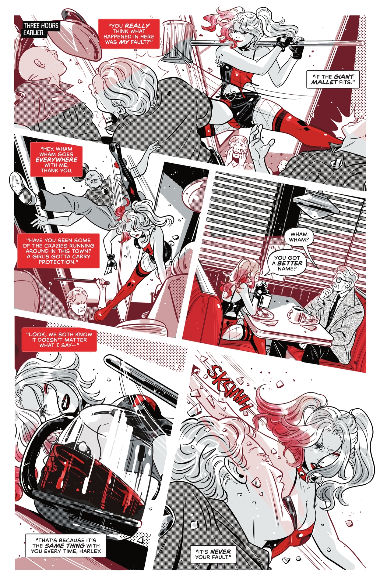 Harley Quinn: Black + White + Redder (2023-) issue 2 - Page 30