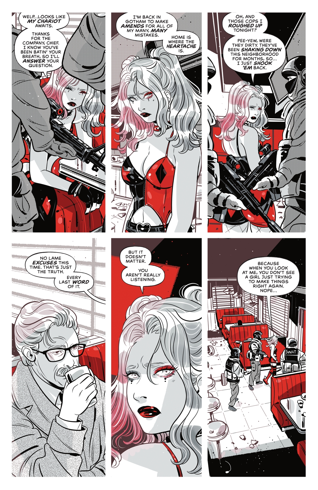 Harley Quinn: Black + White + Redder (2023-) issue 2 - Page 35