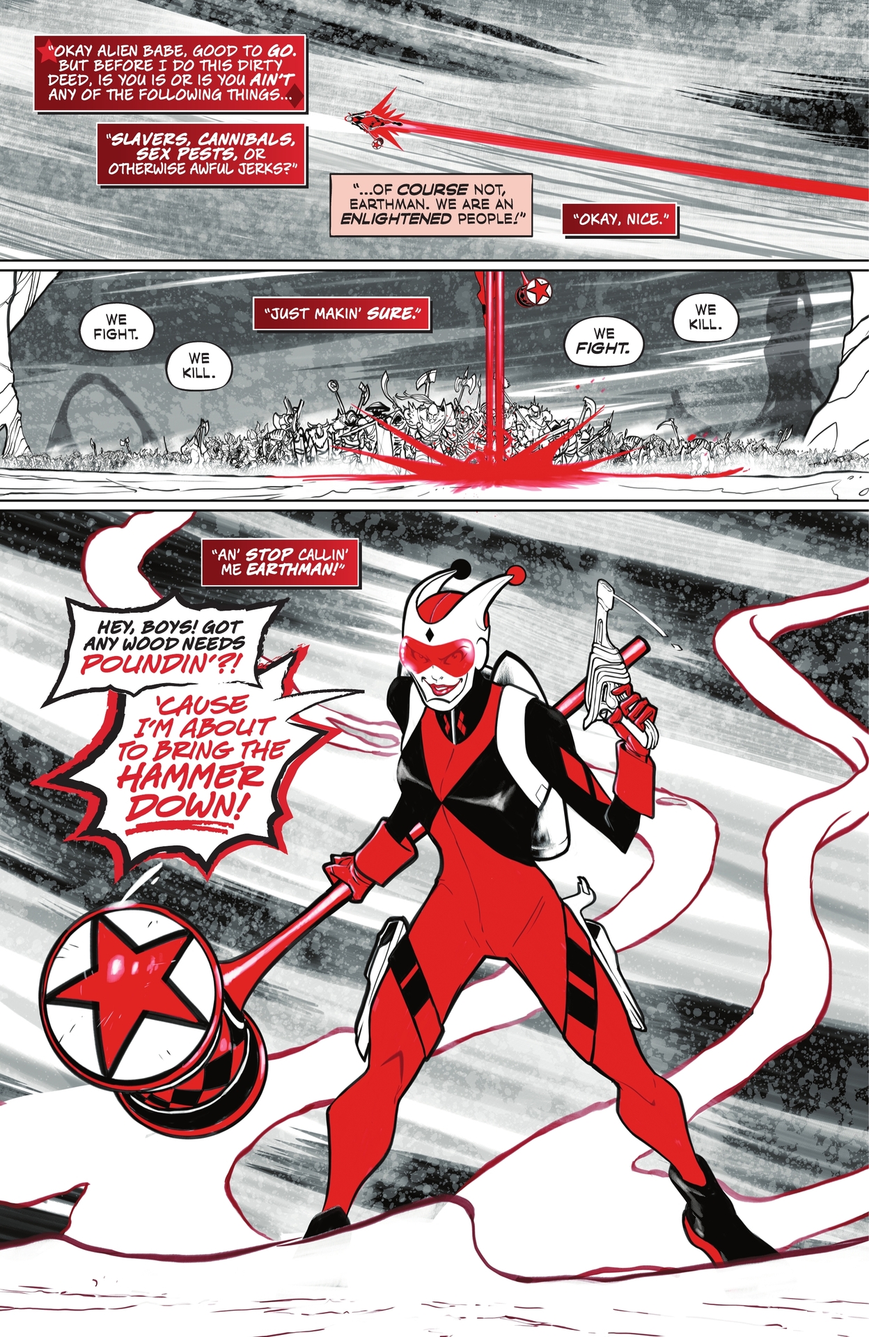 Harley Quinn: Black + White + Redder (2023-) issue 3 - Page 11