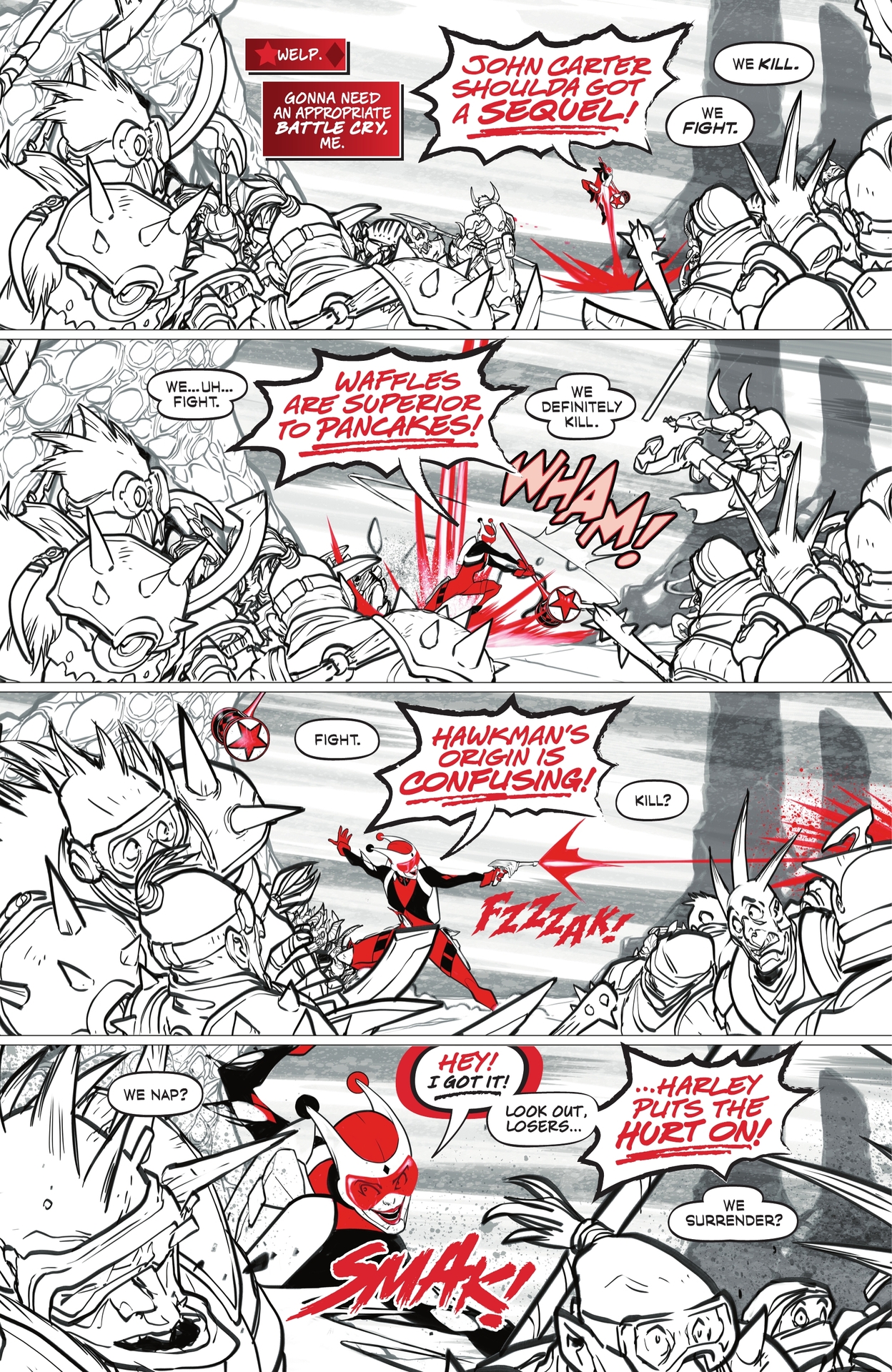 Harley Quinn: Black + White + Redder (2023-) issue 3 - Page 12