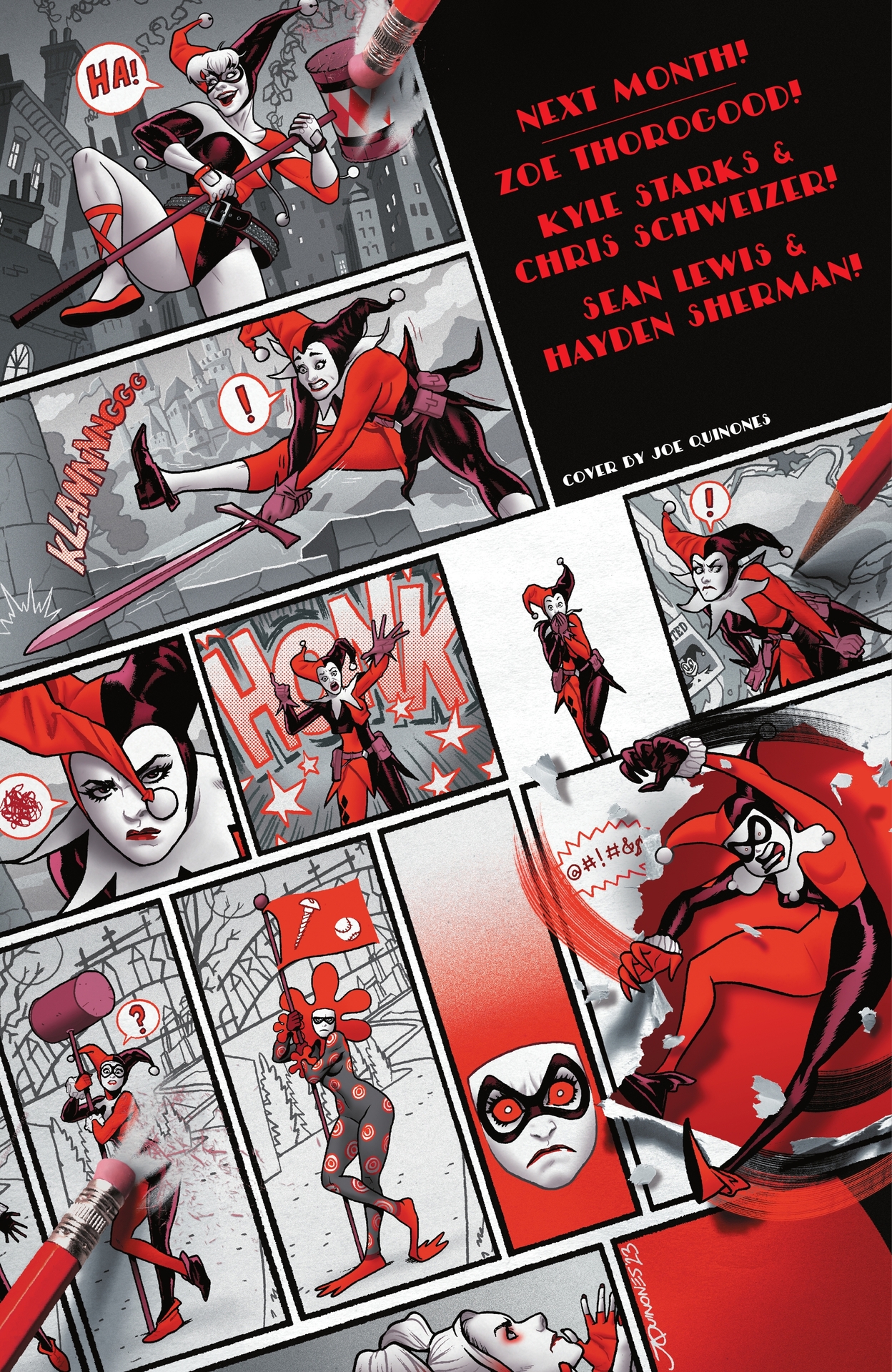 Harley Quinn: Black + White + Redder (2023-) issue 3 - Page 40