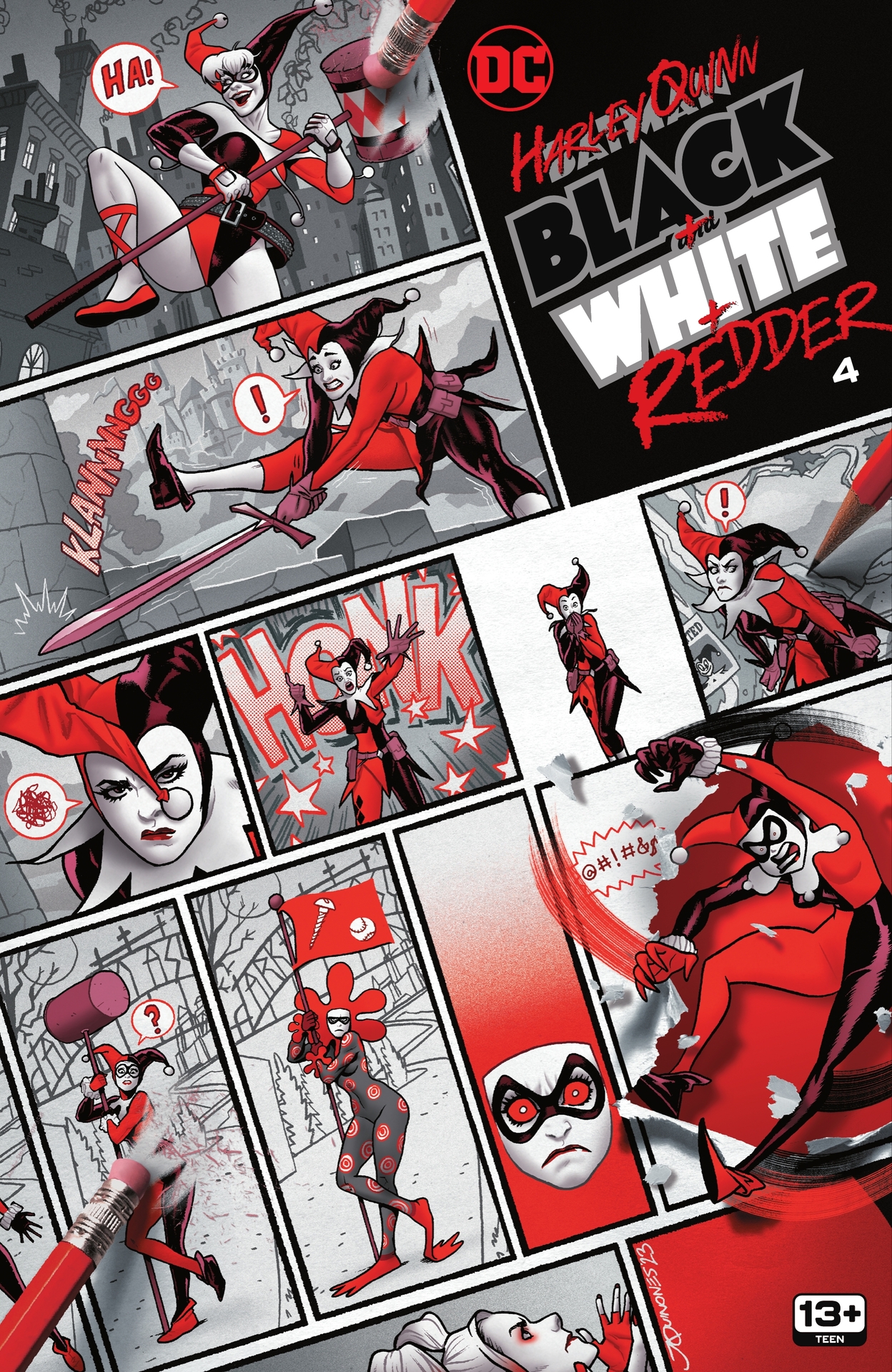 Harley Quinn: Black + White + Redder (2023-): Chapter 4 - Page 1
