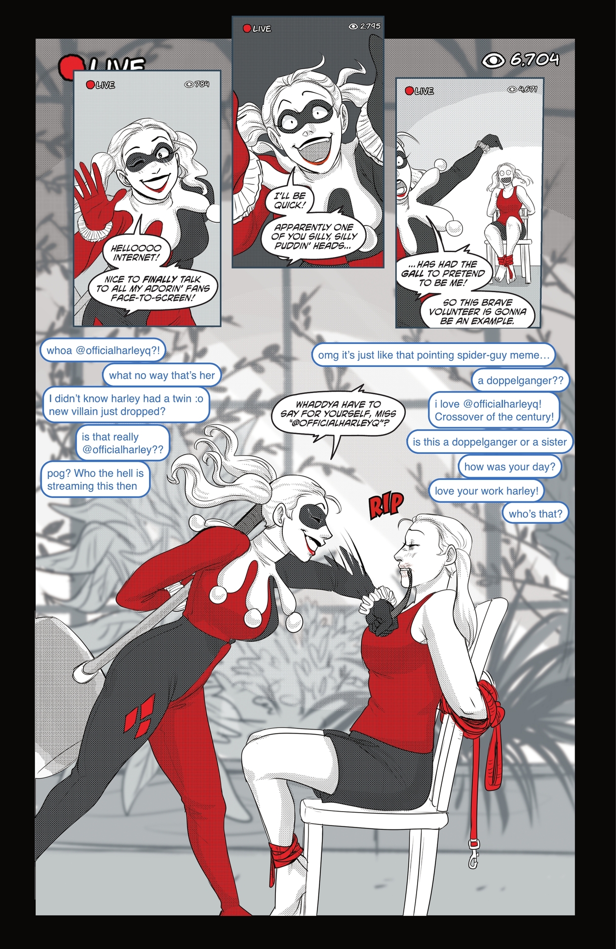 Harley Quinn: Black + White + Redder (2023-) issue 5 - Page 35