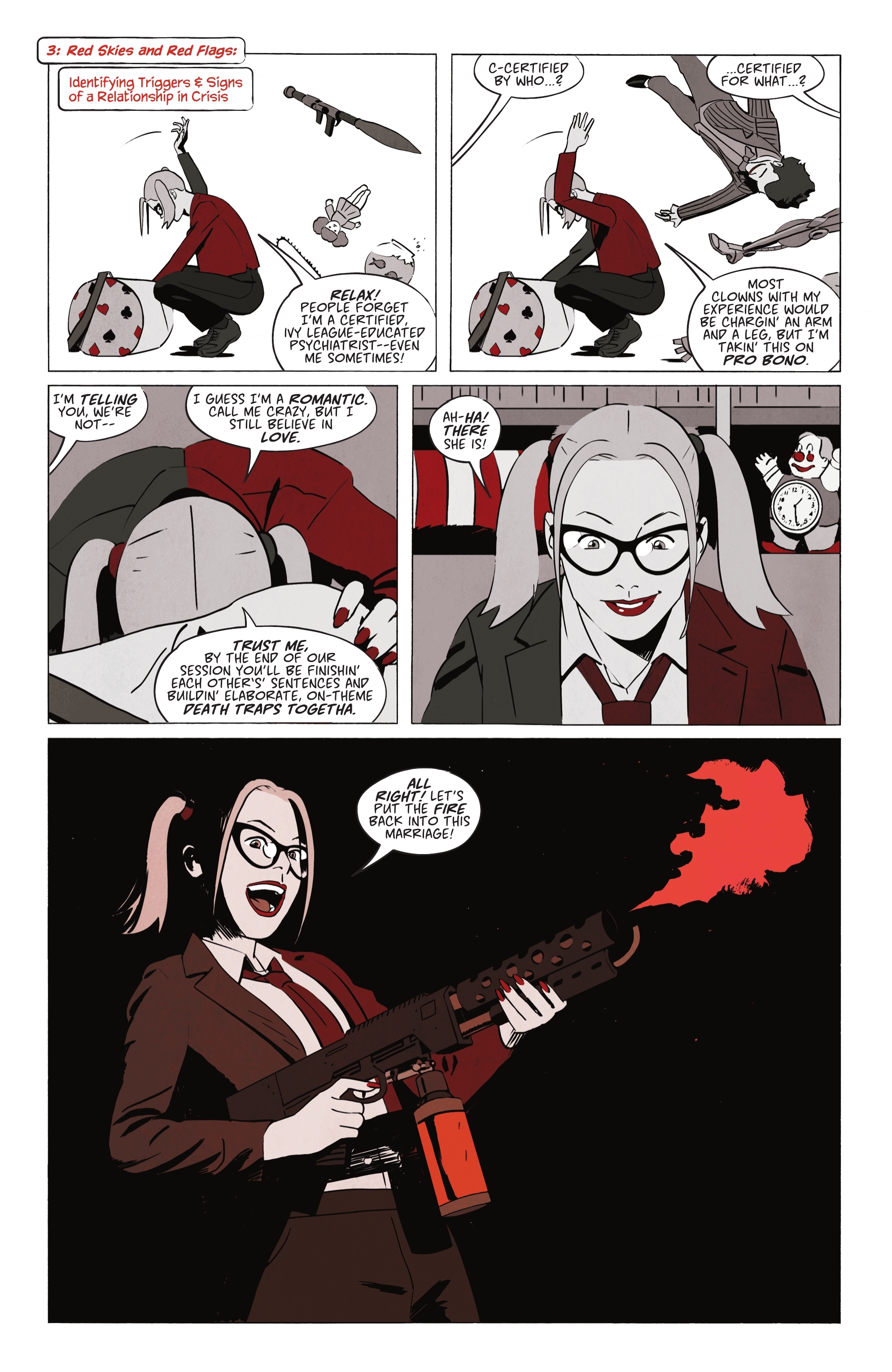 Harley Quinn: Black + White + Redder (2023-) issue 6 - Page 19