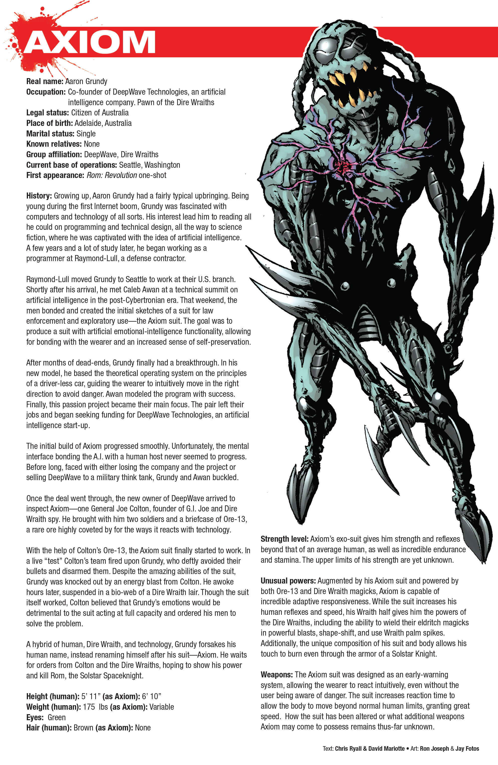 Hasbro Heroes Sourcebook (2017) issue 1 - Page 14