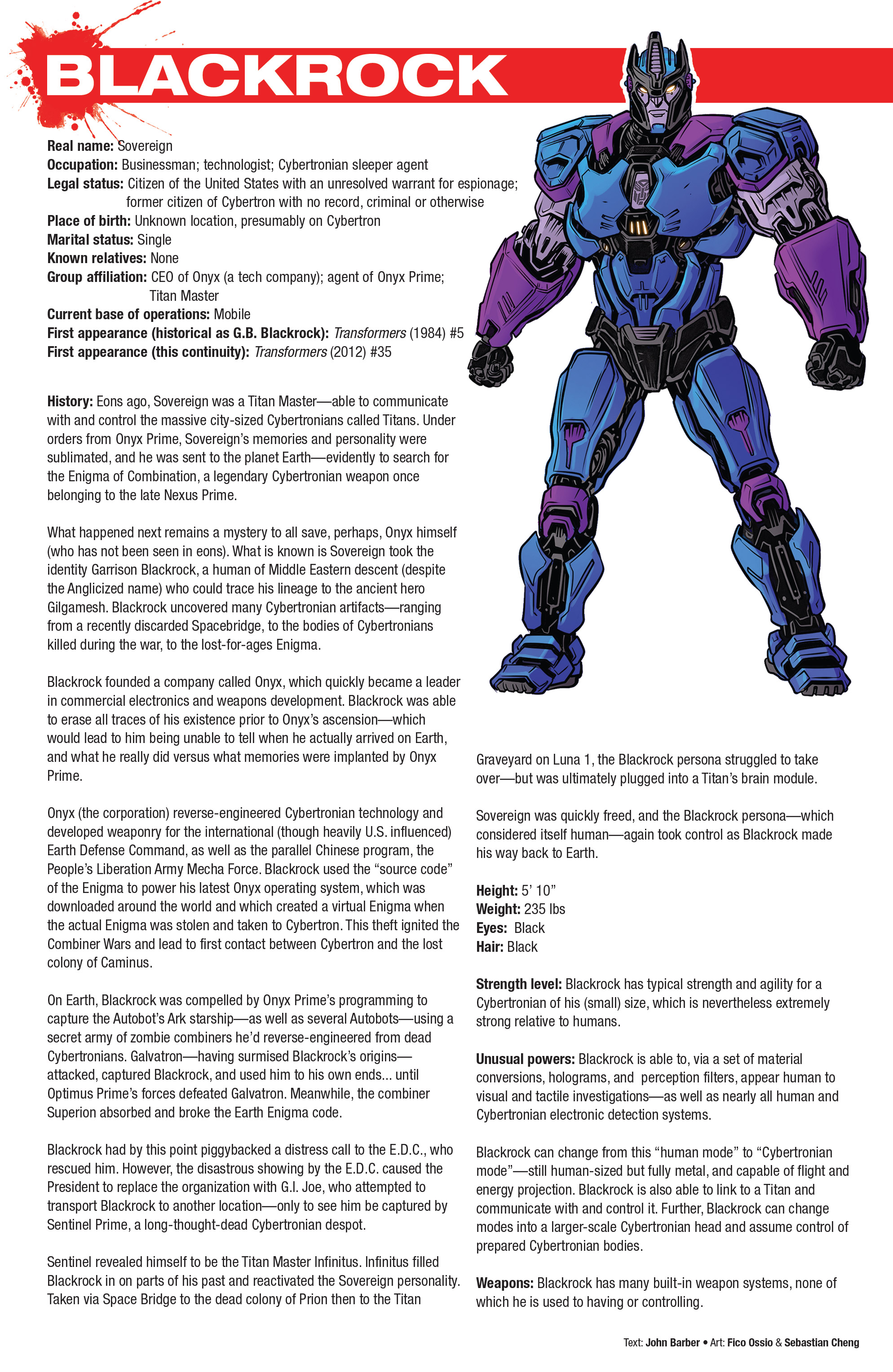 Hasbro Heroes Sourcebook (2017) issue 1 - Page 20