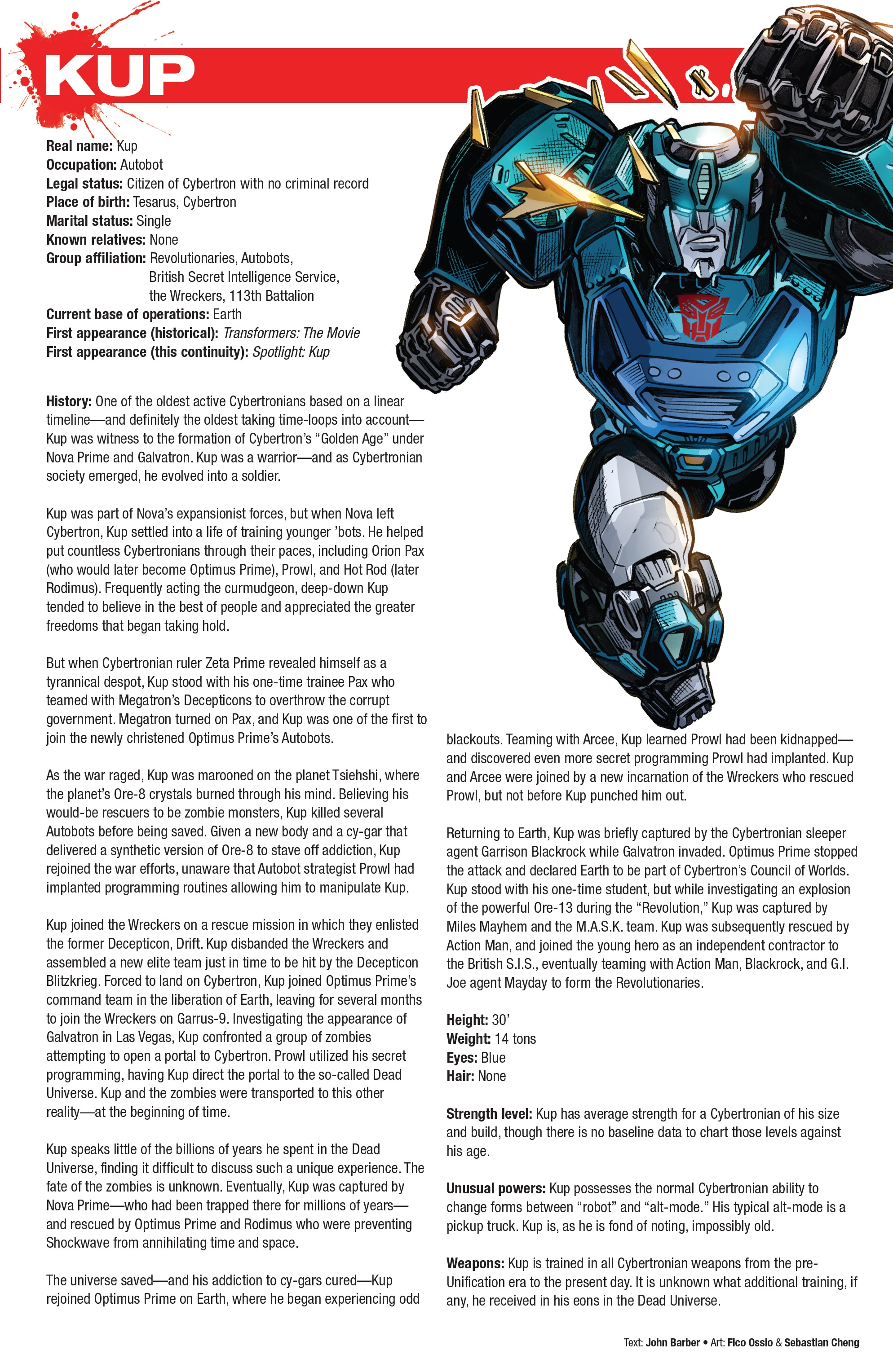 Hasbro Heroes Sourcebook (2017) issue 2 - Page 20