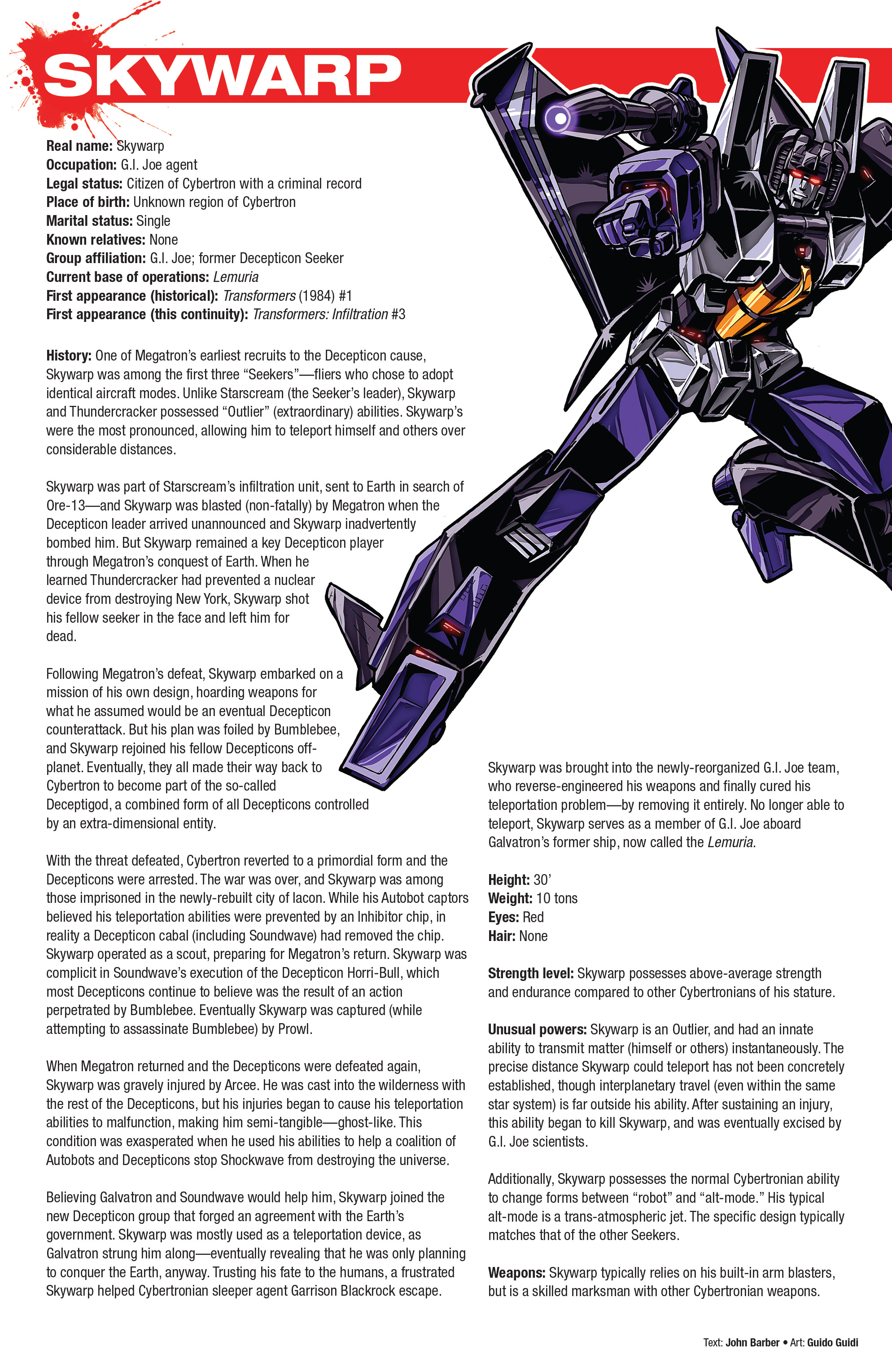 Hasbro Heroes Sourcebook (2017) issue 3 - Page 16