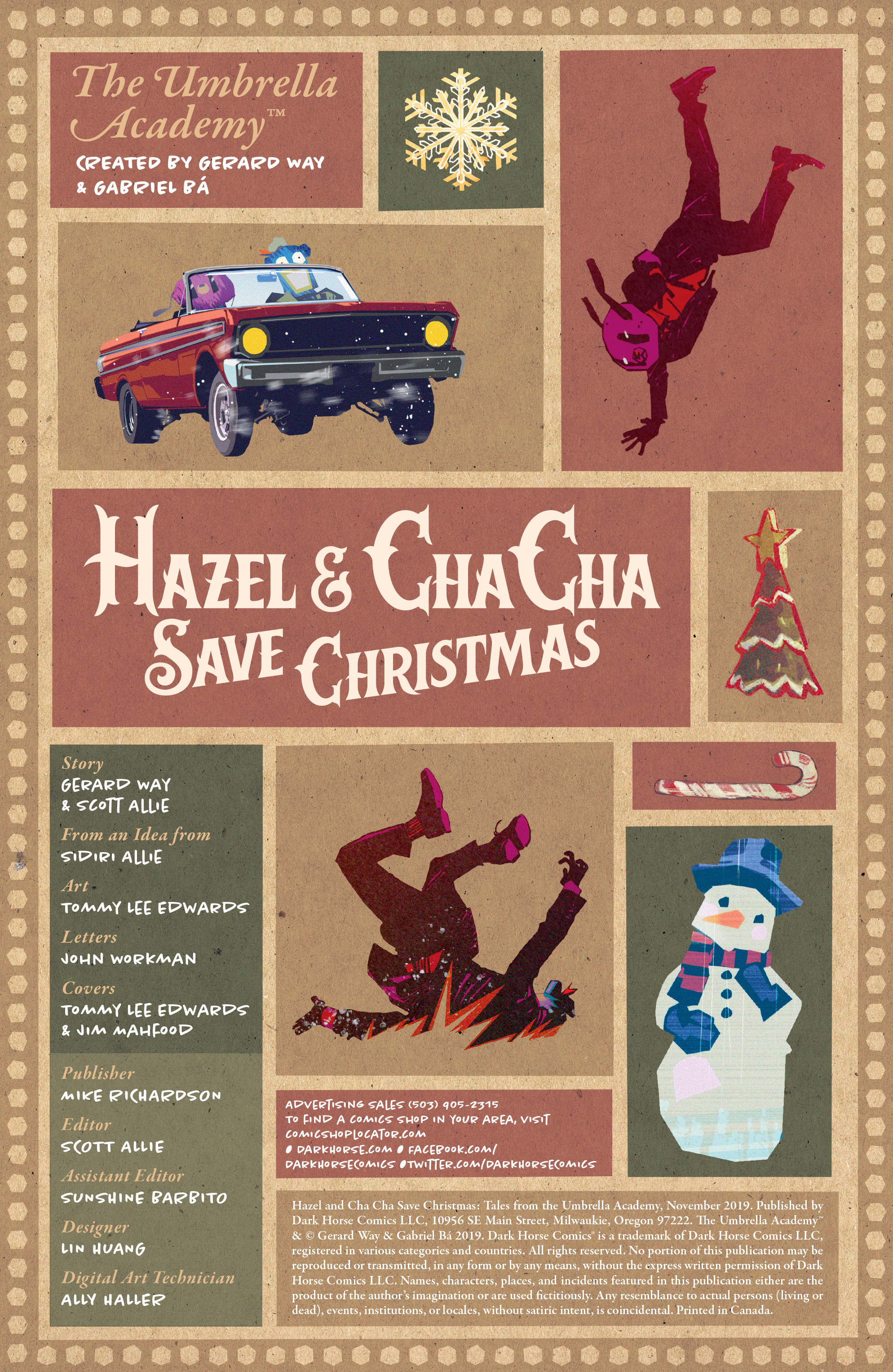 Hazel and Cha Cha Save Christmas: Tales from the Umbrella Academy (2019): Chapter 1 - Page 2