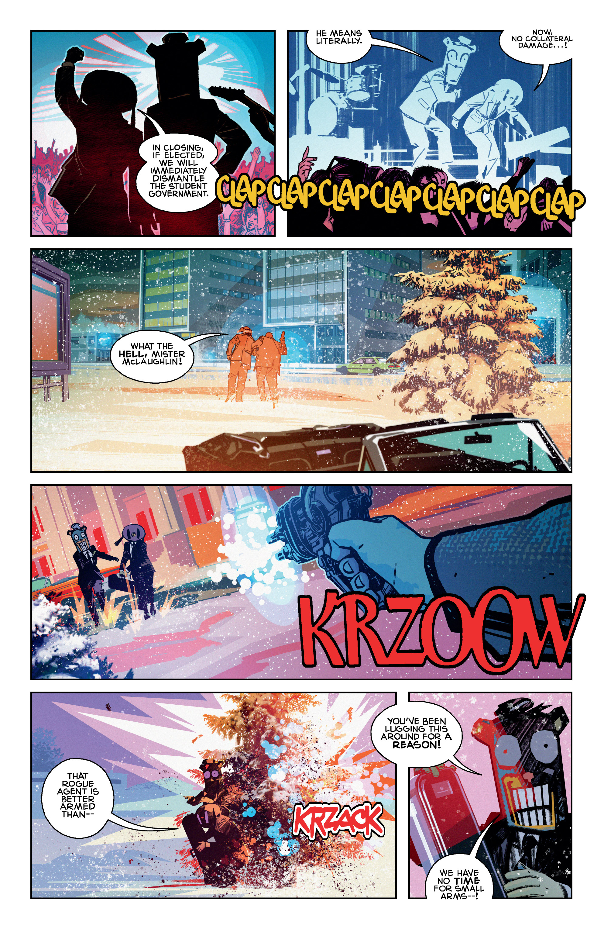 Hazel and Cha Cha Save Christmas: Tales from the Umbrella Academy (2019) issue 1 - Page 29