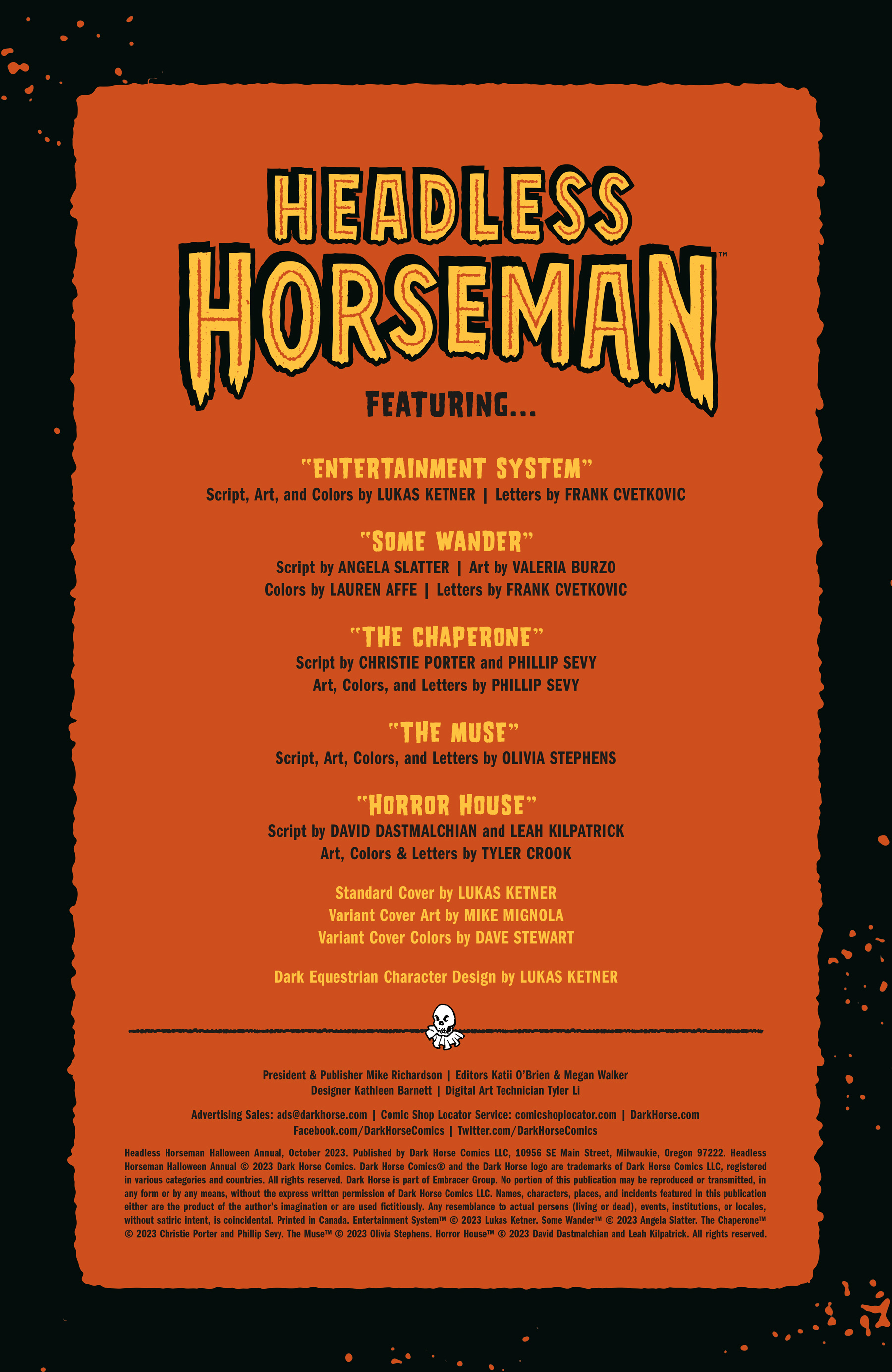 Headless Horseman (2023-) issue Halloween Annual - Page 2