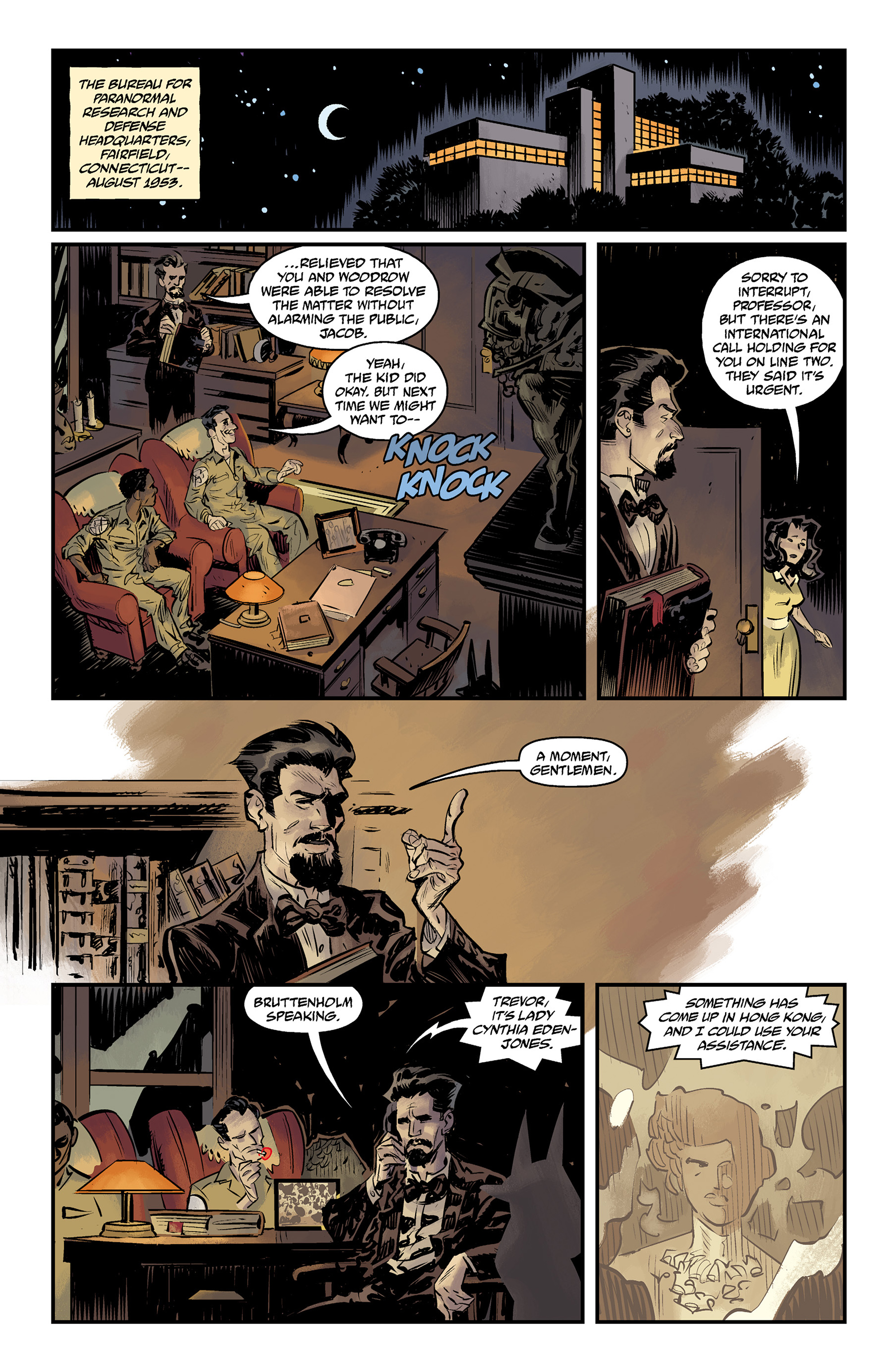 Hellboy and B.P.R.D. 1954 Ghost Moon: Chapter 1 - Page 3