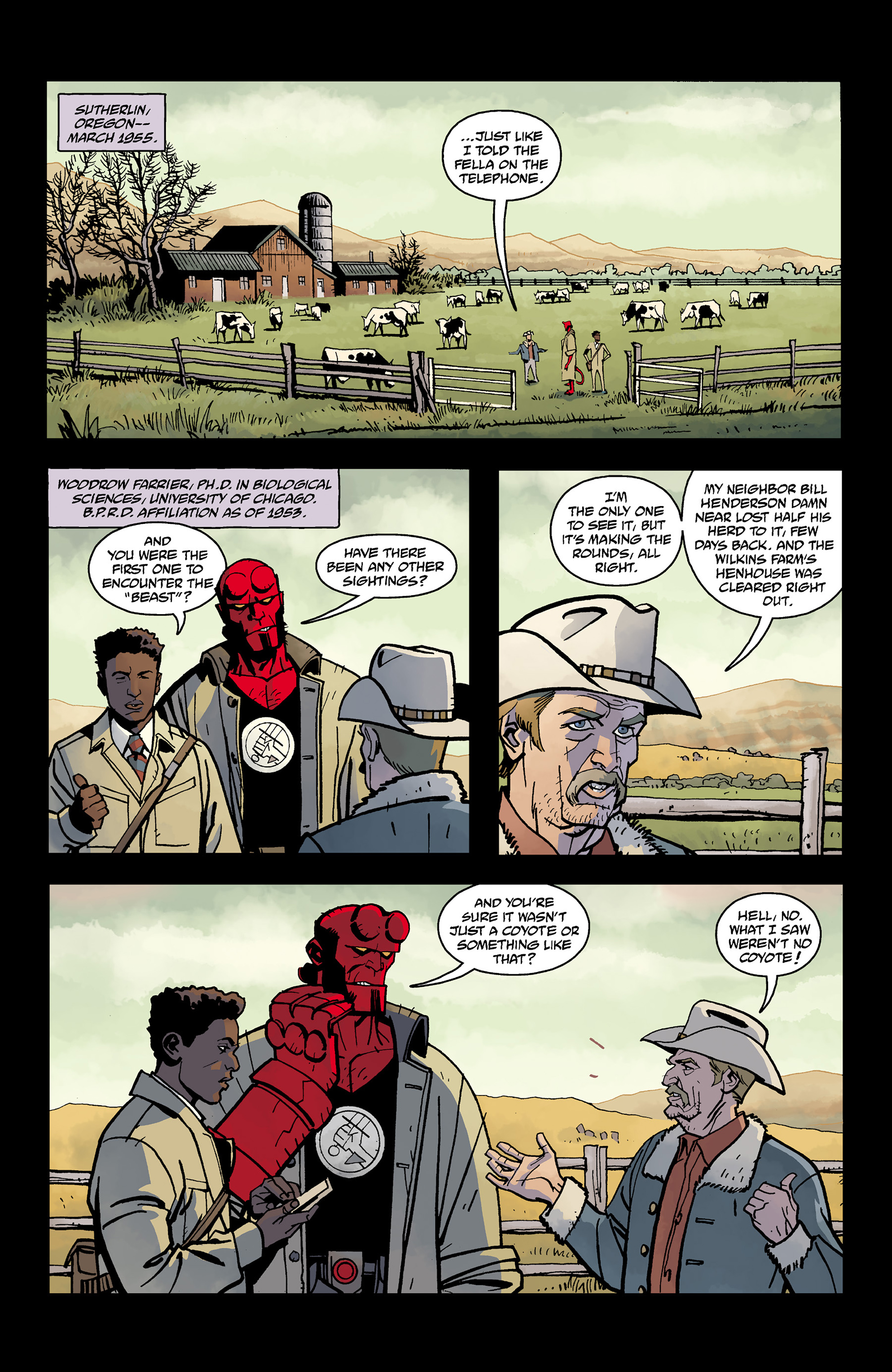 Hellboy and the B.P.R.D.: 1955-- Secret Nature issue 1 - Page 3