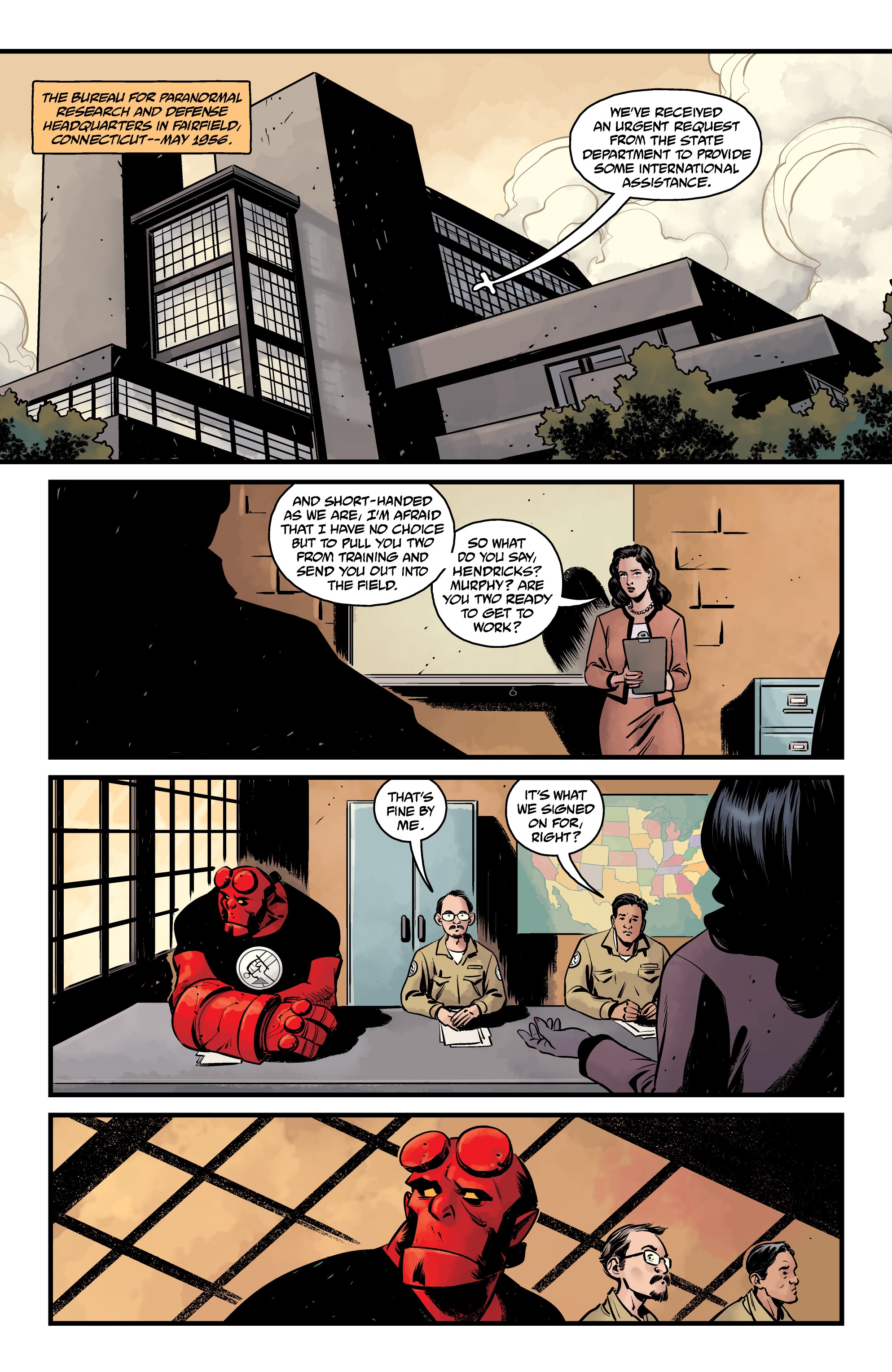 Hellboy and the B.P.R.D.: 1956 (2018-): Chapter 1 - Page 4