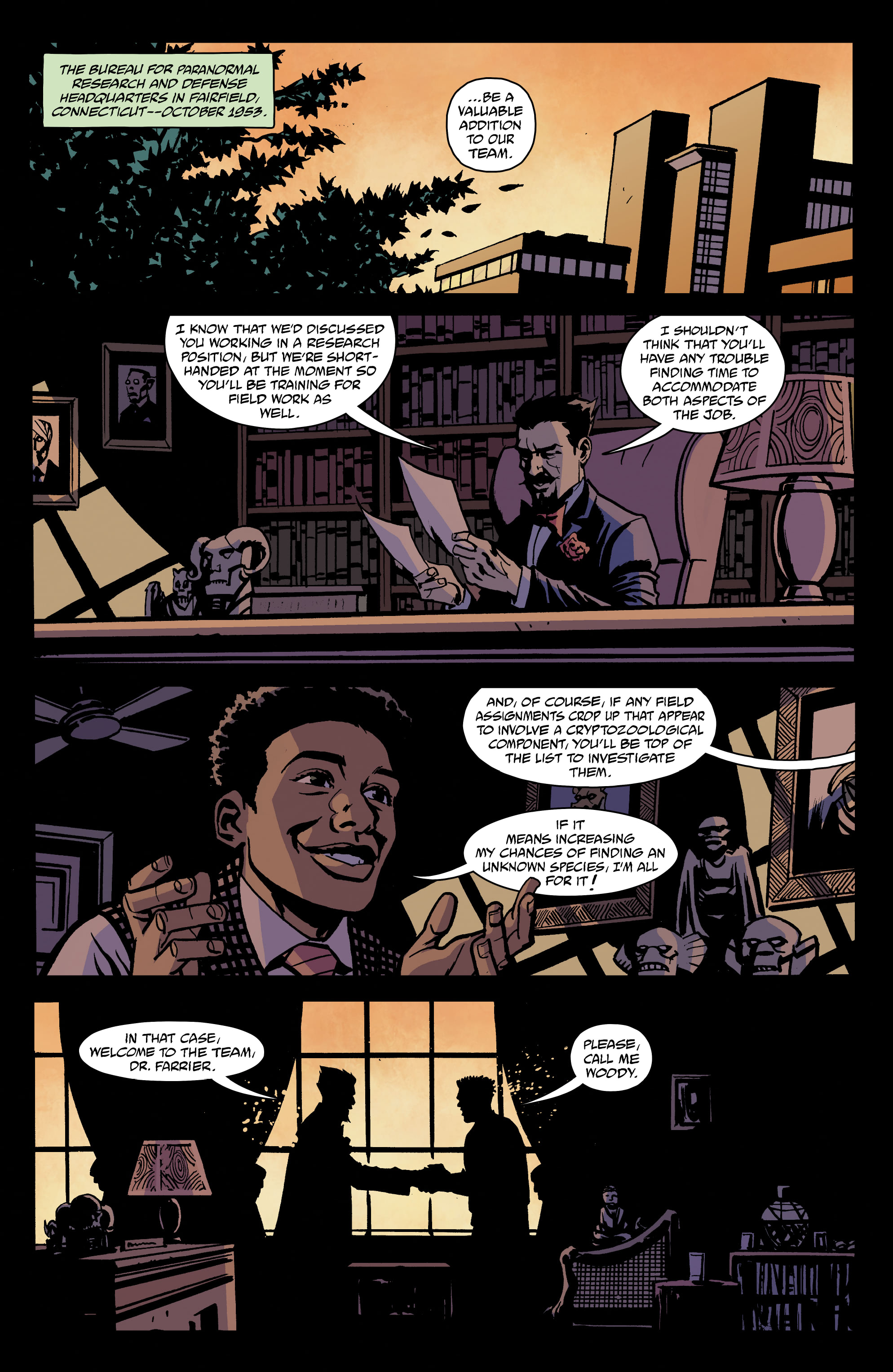 Hellboy and the B.P.R.D.: 1957 - Falling Sky (2022-): Chapter 1 - Page 3