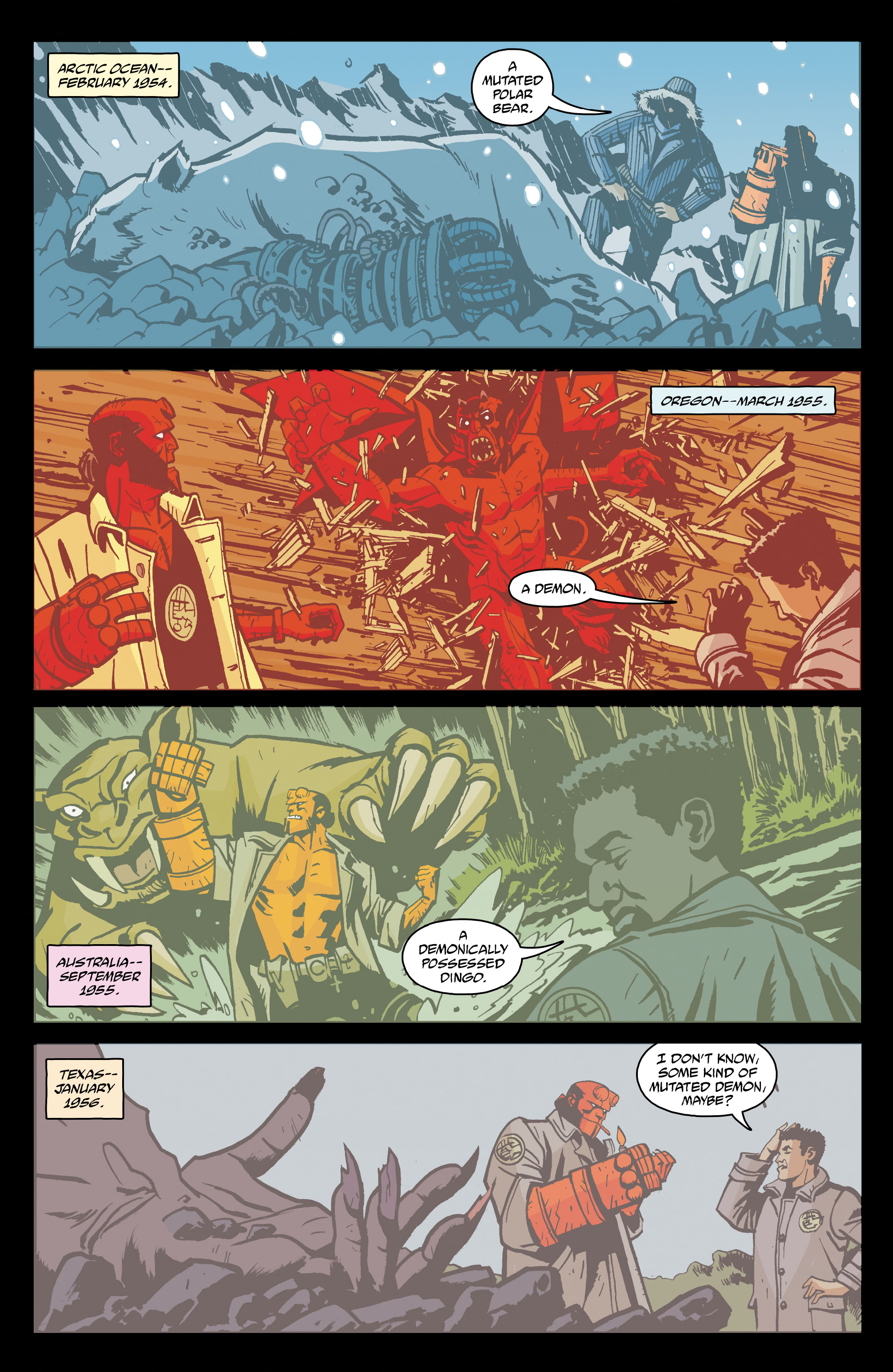 Hellboy and the B.P.R.D.: 1957 - Falling Sky (2022-): Chapter 1 - Page 4