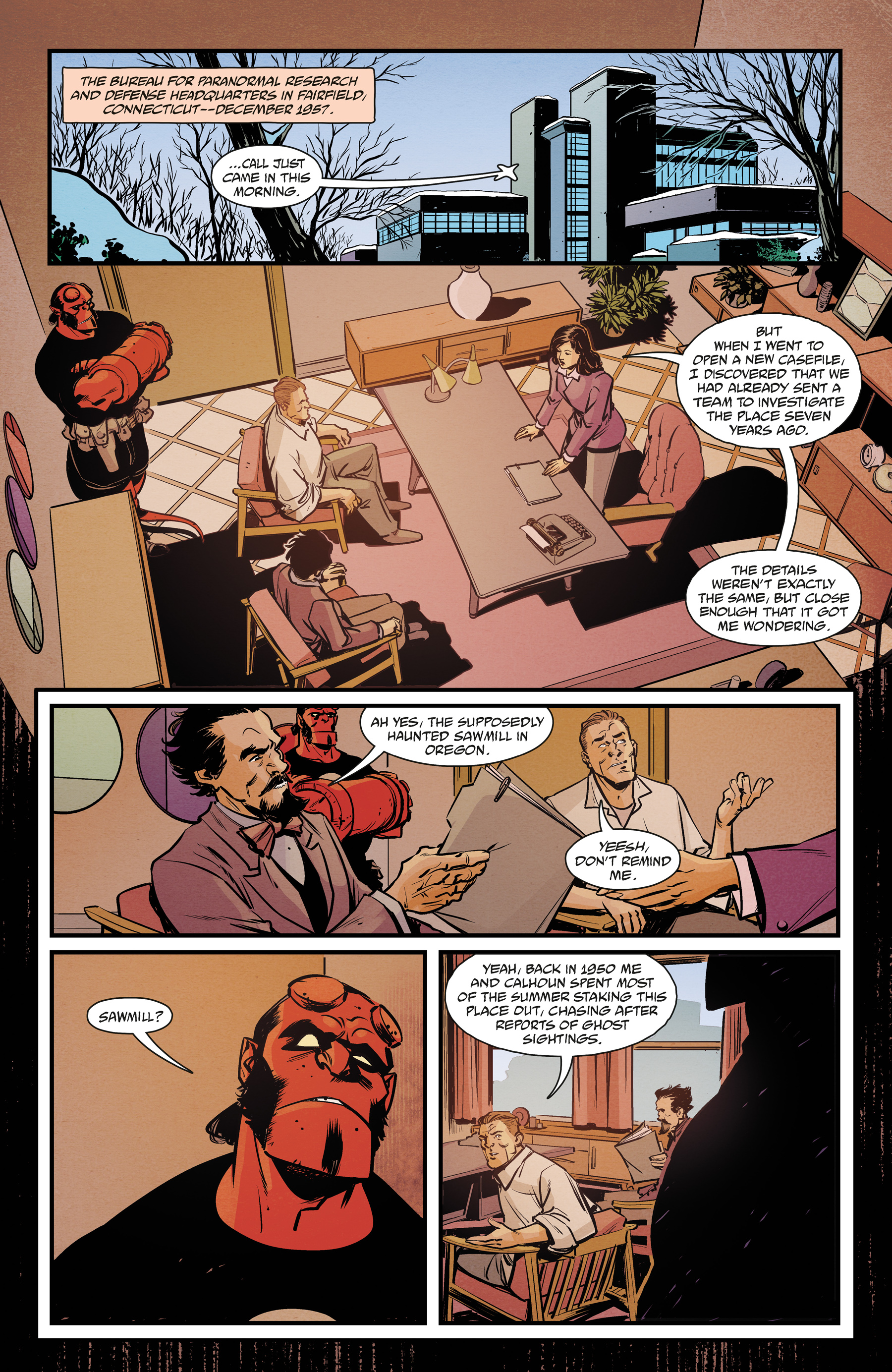 Hellboy and the B.P.R.D.: 1957 - From Below (2023-) issue 1 - Page 3