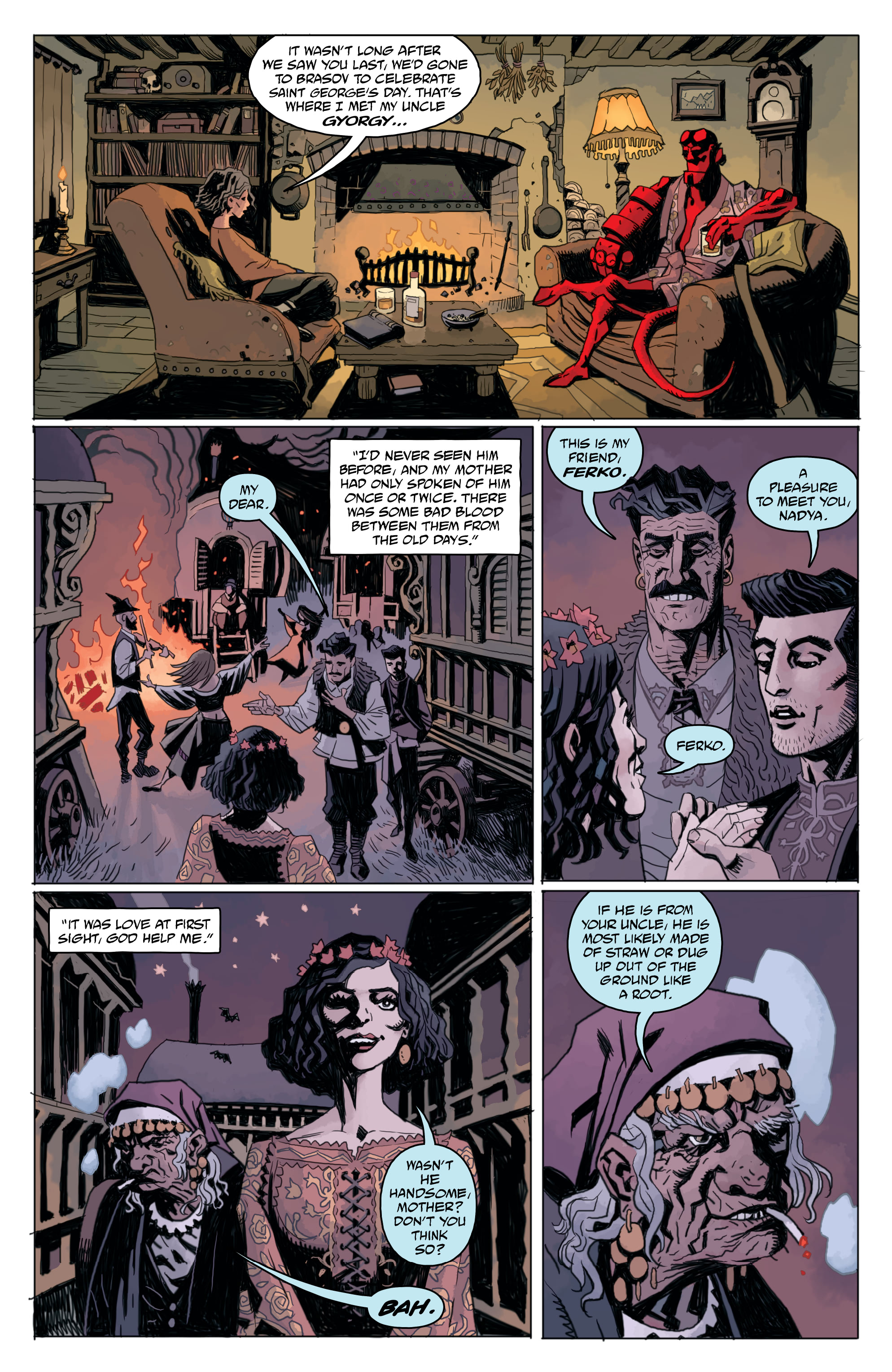 Hellboy and the B.P.R.D.: Her Fatal Hour and the Sending (2020) issue 1 - Page 8