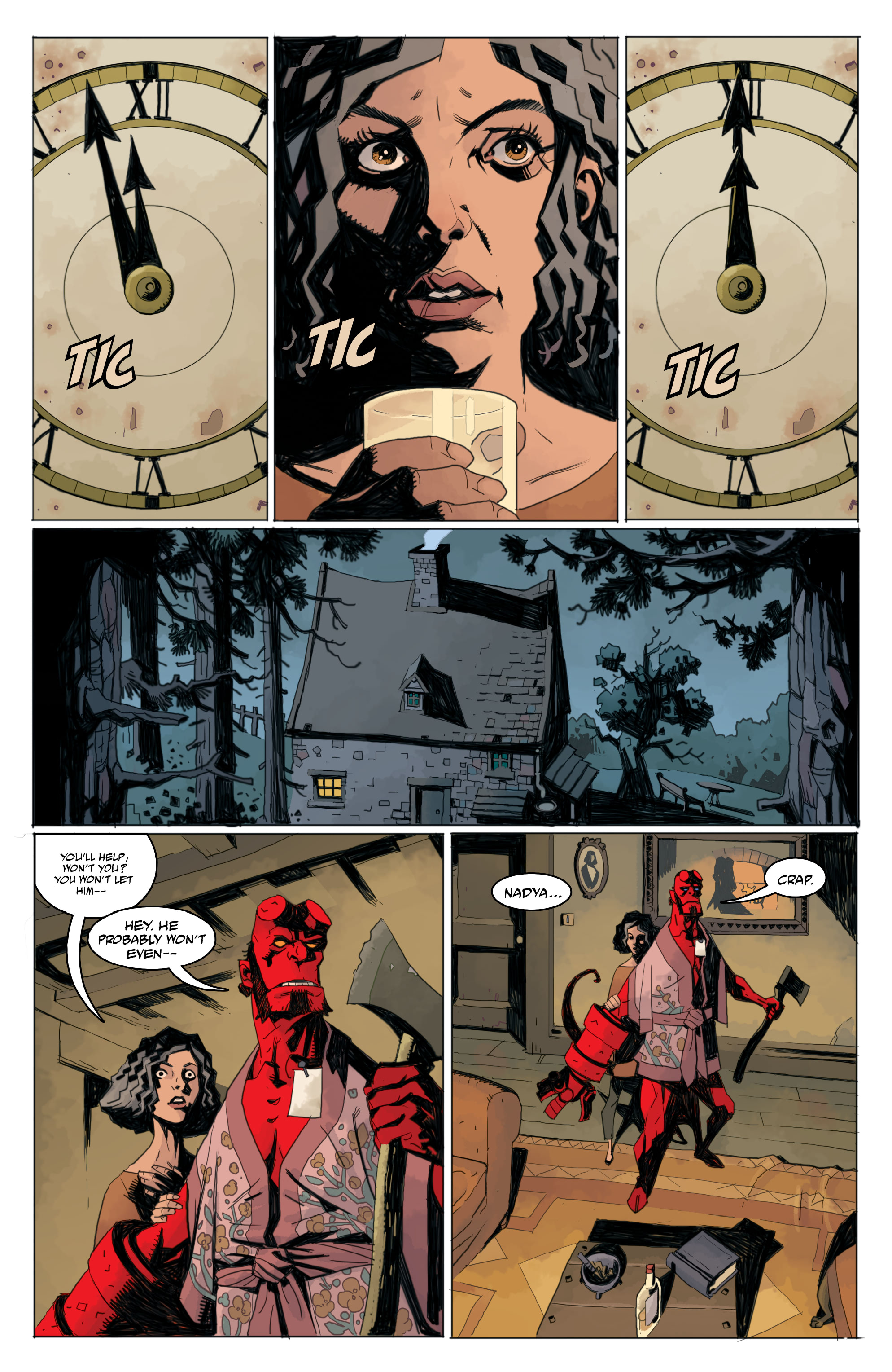 Hellboy and the B.P.R.D.: Her Fatal Hour and the Sending (2020) issue 1 - Page 13