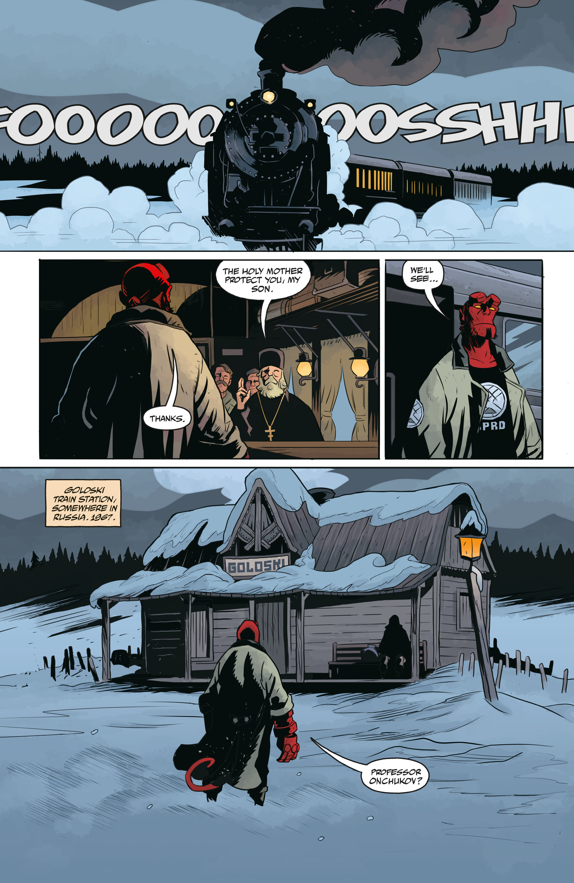 Hellboy and the B.P.R.D.: Long Night at Goloski Station (2019-): Chapter 1 - Page 3