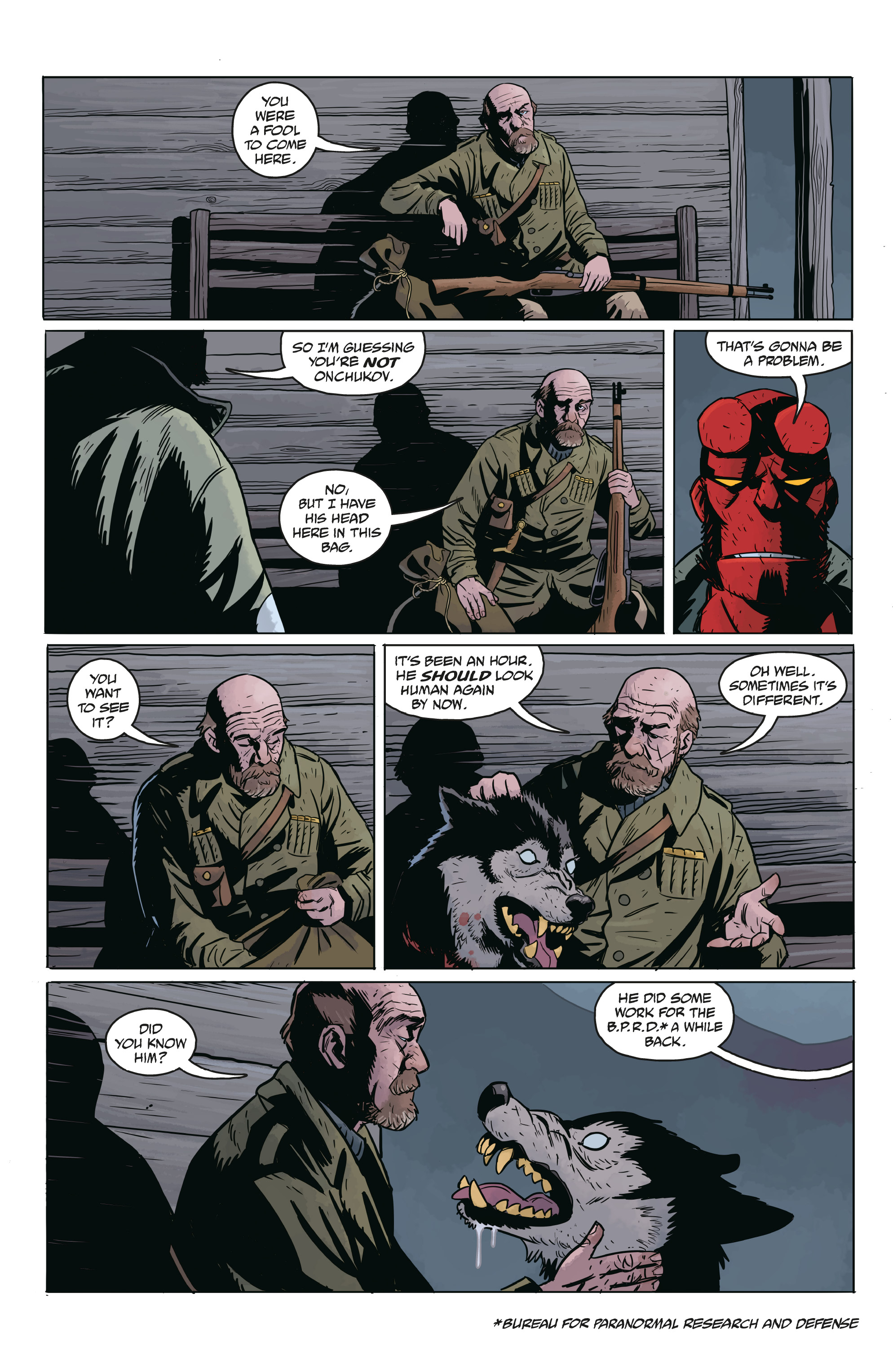 Hellboy and the B.P.R.D.: Long Night at Goloski Station (2019-): Chapter 1 - Page 4