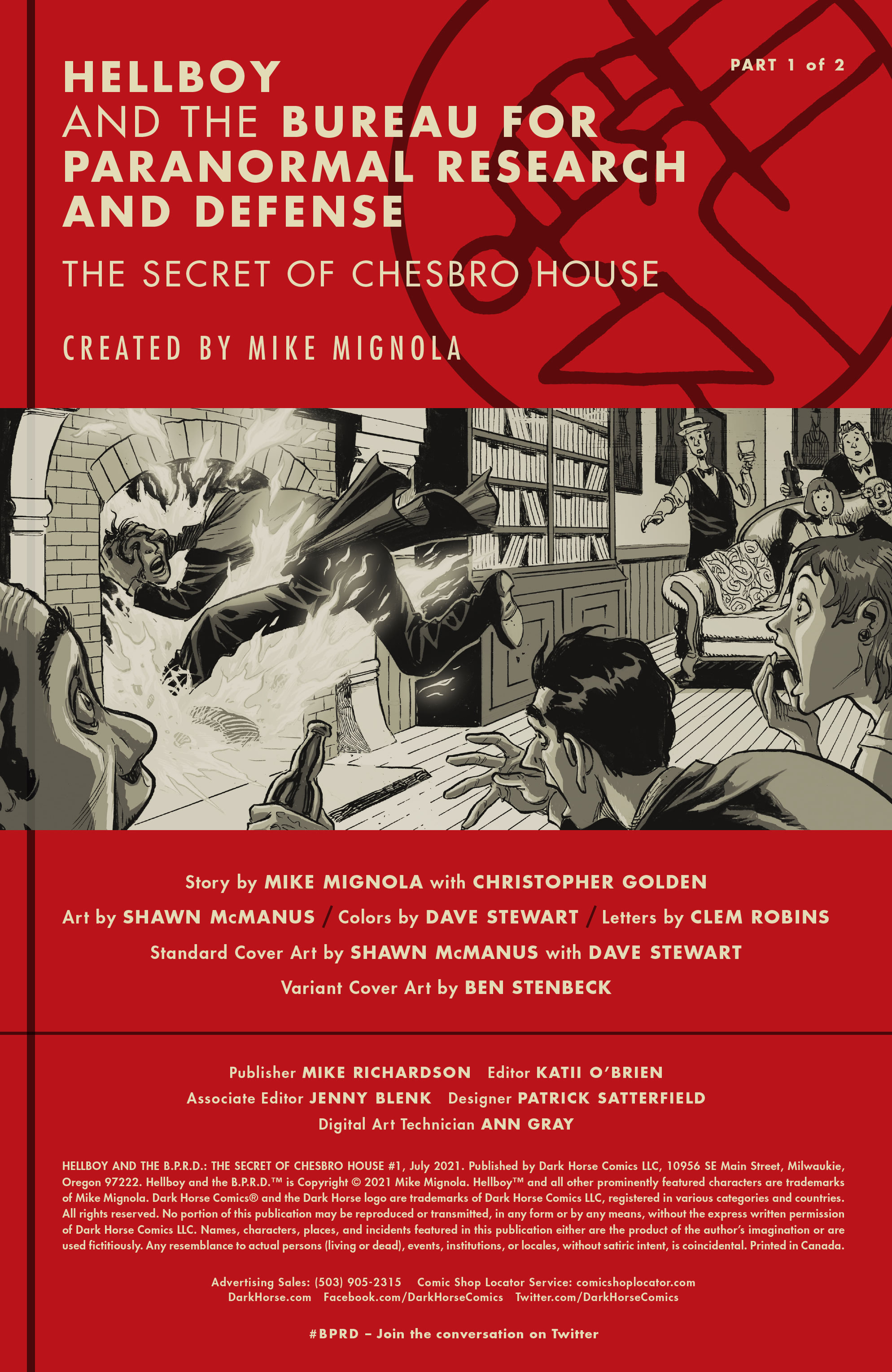 Hellboy and the B.P.R.D.: The Secret of Chesbro House (2021-): Chapter 1 - Page 2