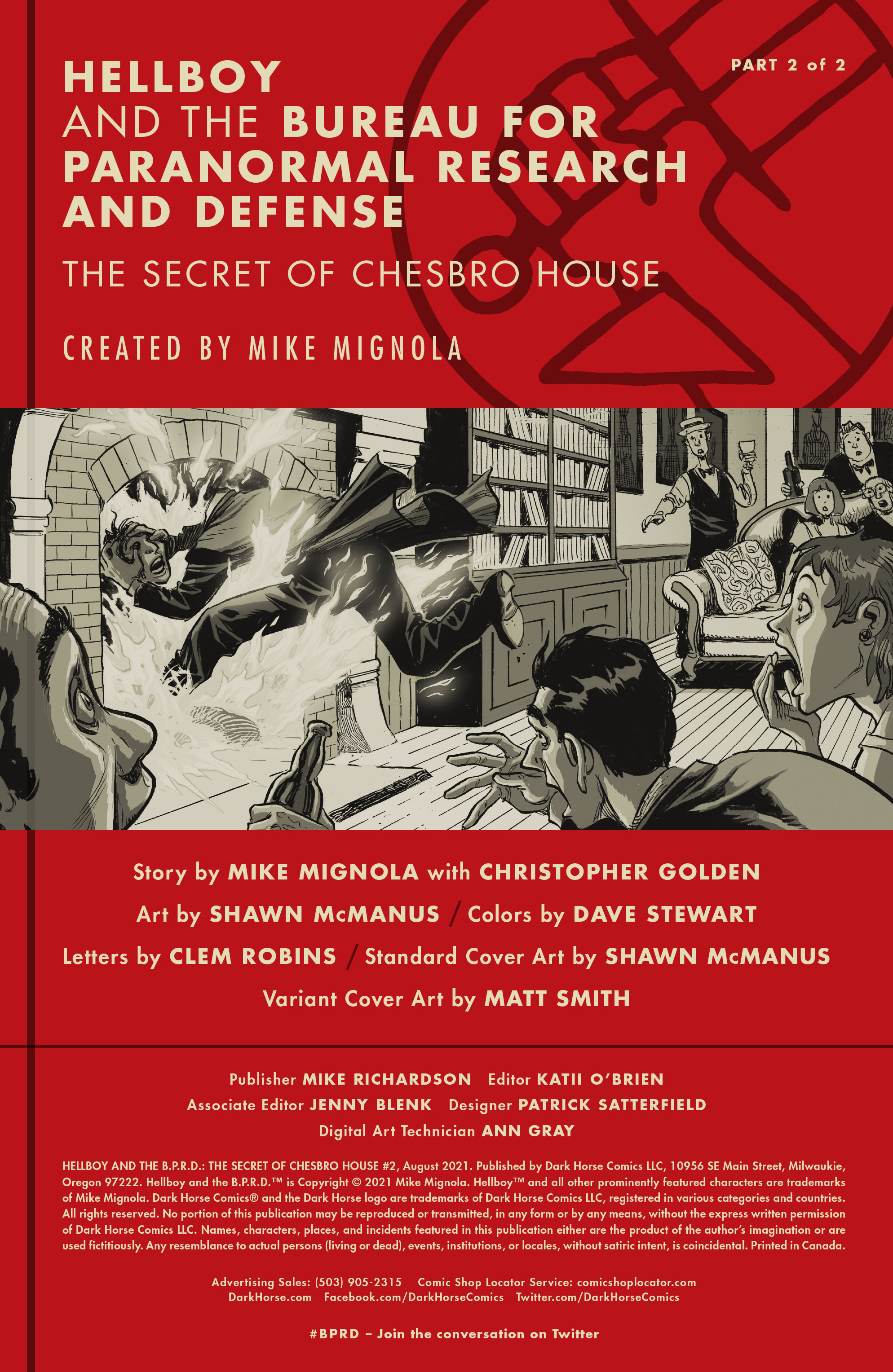 Hellboy and the B.P.R.D.: The Secret of Chesbro House (2021-): Chapter 2 - Page 2