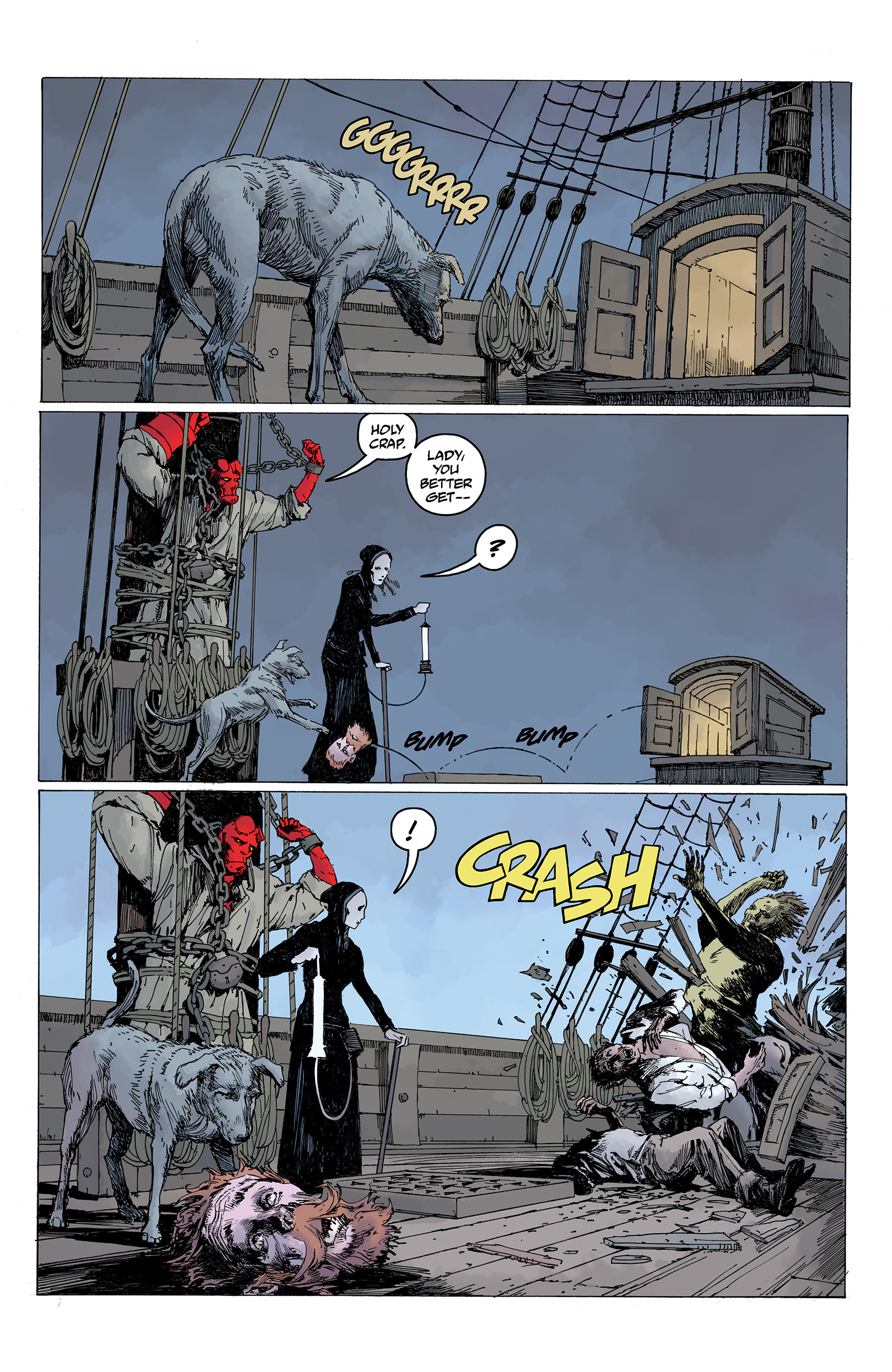 Hellboy: Into the Silent Sea (2017) issue 1 - Page 36