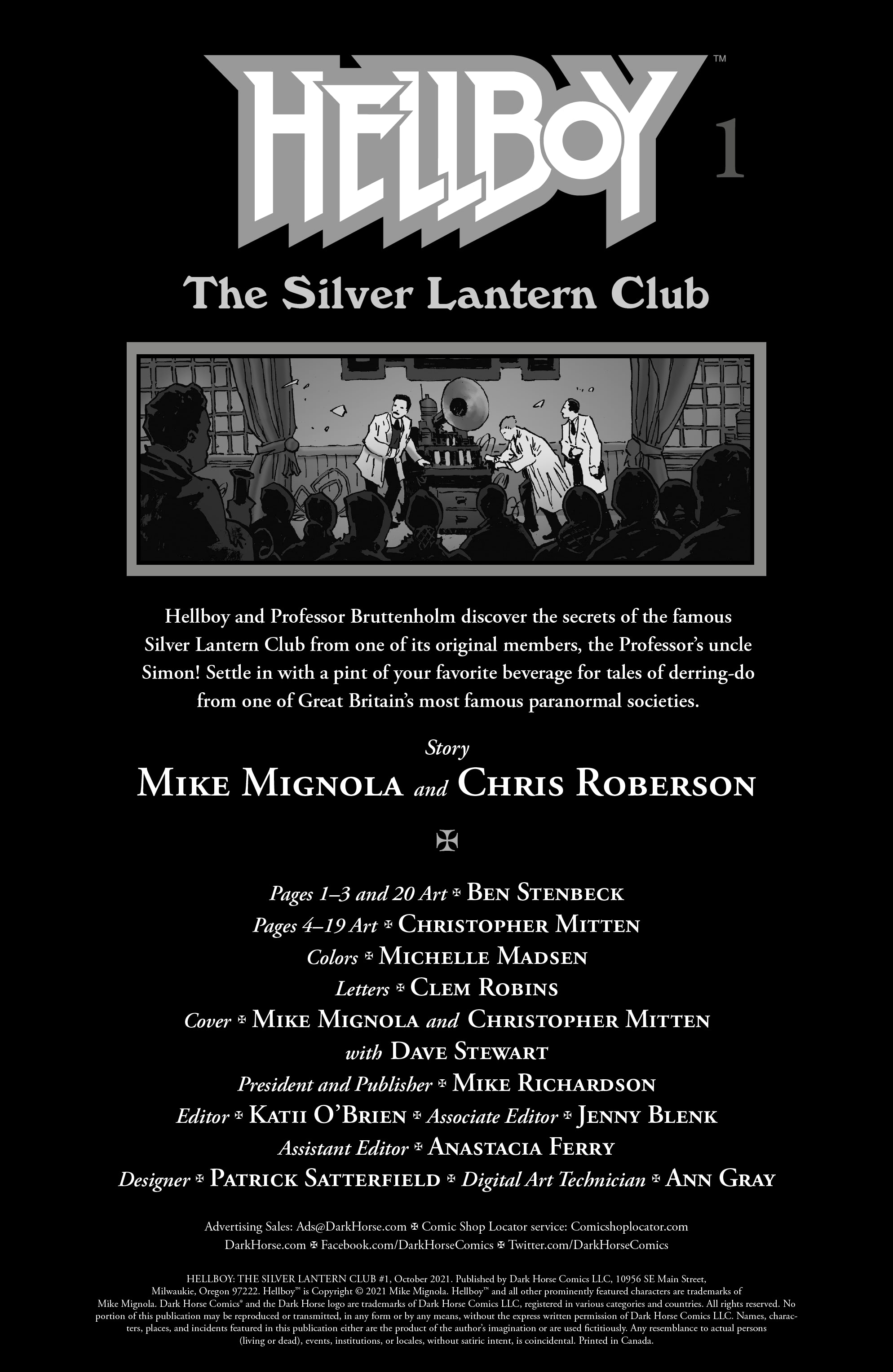 Hellboy: The Silver Lantern Club (2021-): Chapter 1 - Page 2