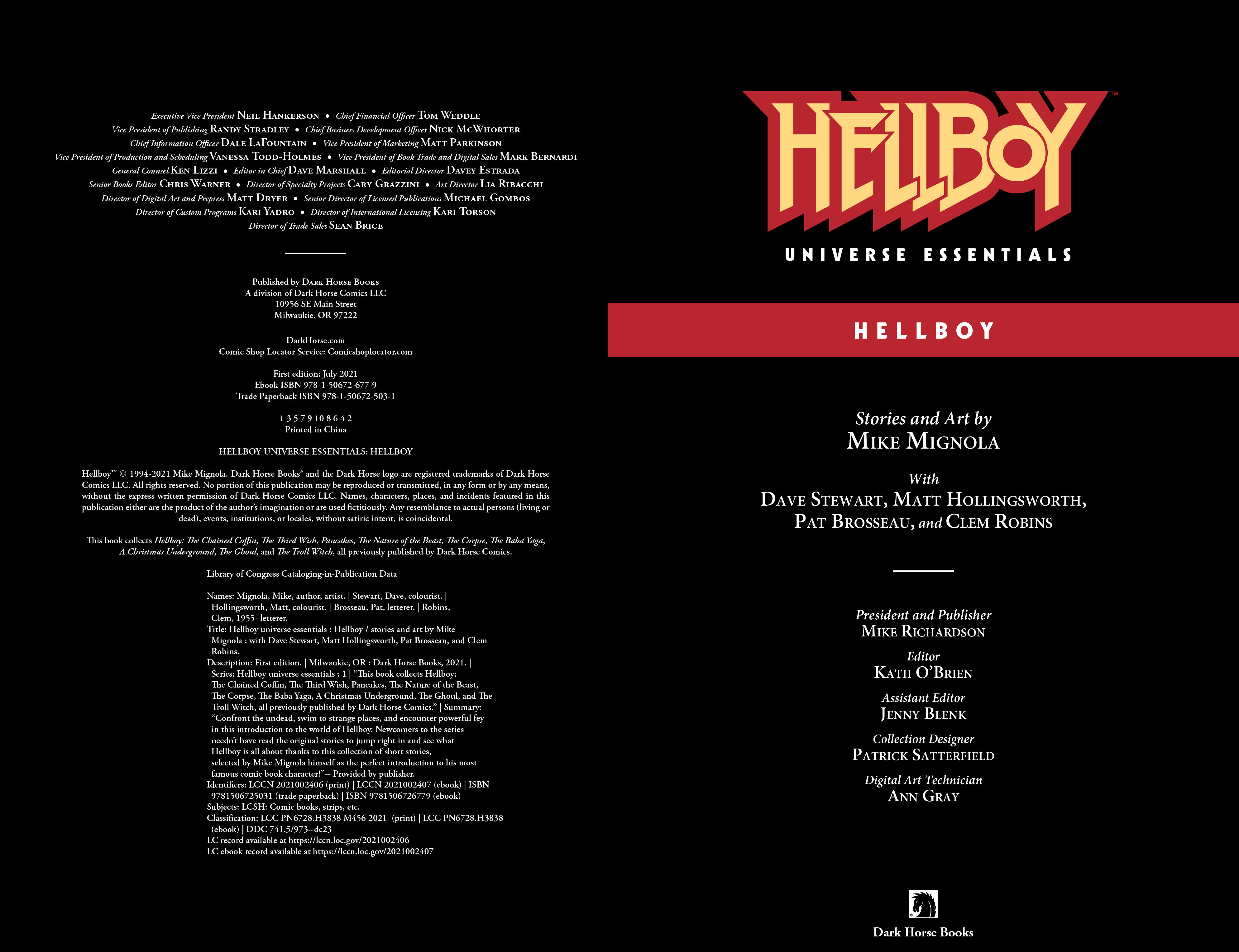 Hellboy Universe Essentials: Hellboy (2021): Chapter 1 - Page 3