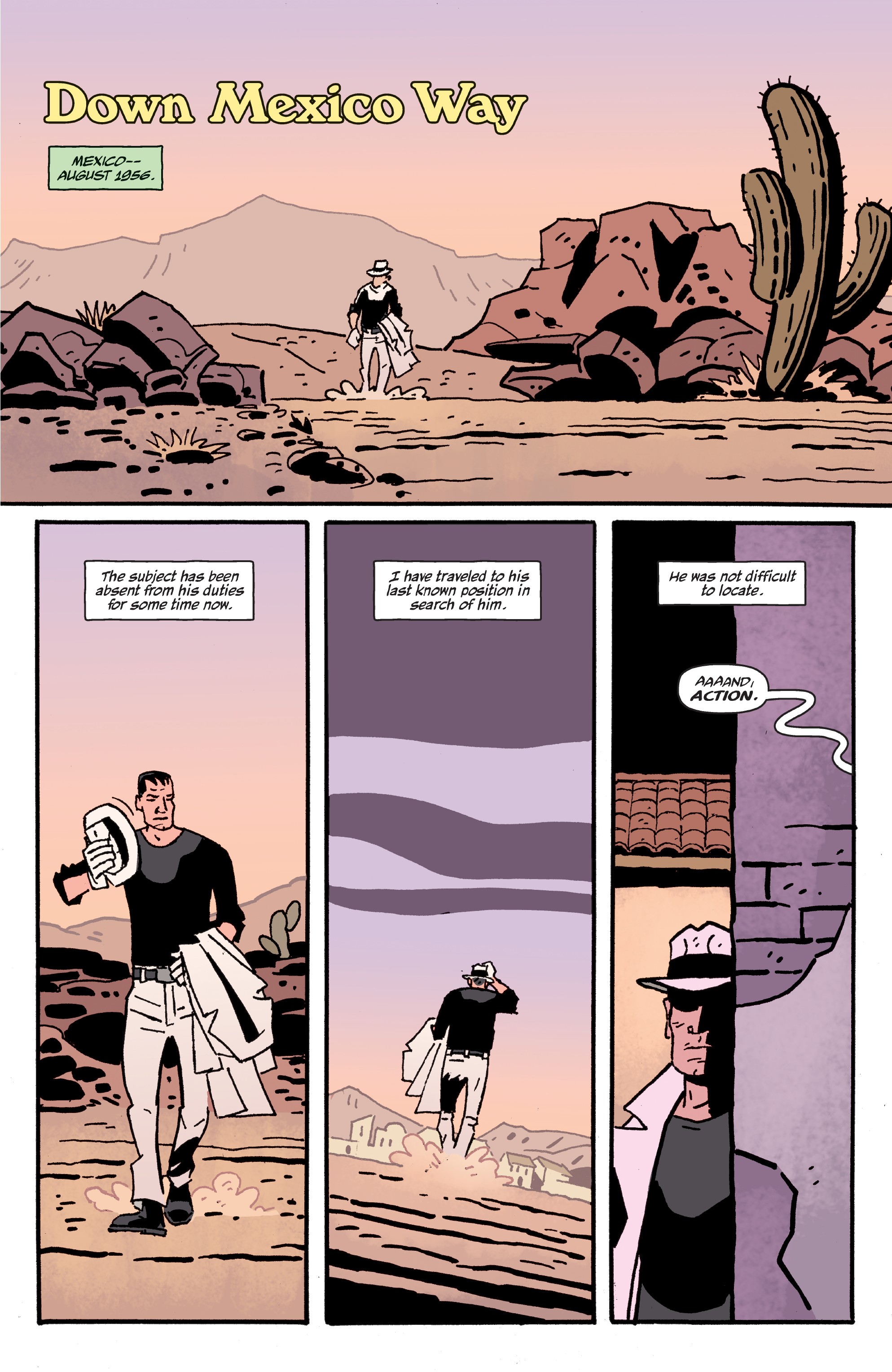 Hellboy vs. Lobster Johnson in The Ring of Death (2019) Chapter 1