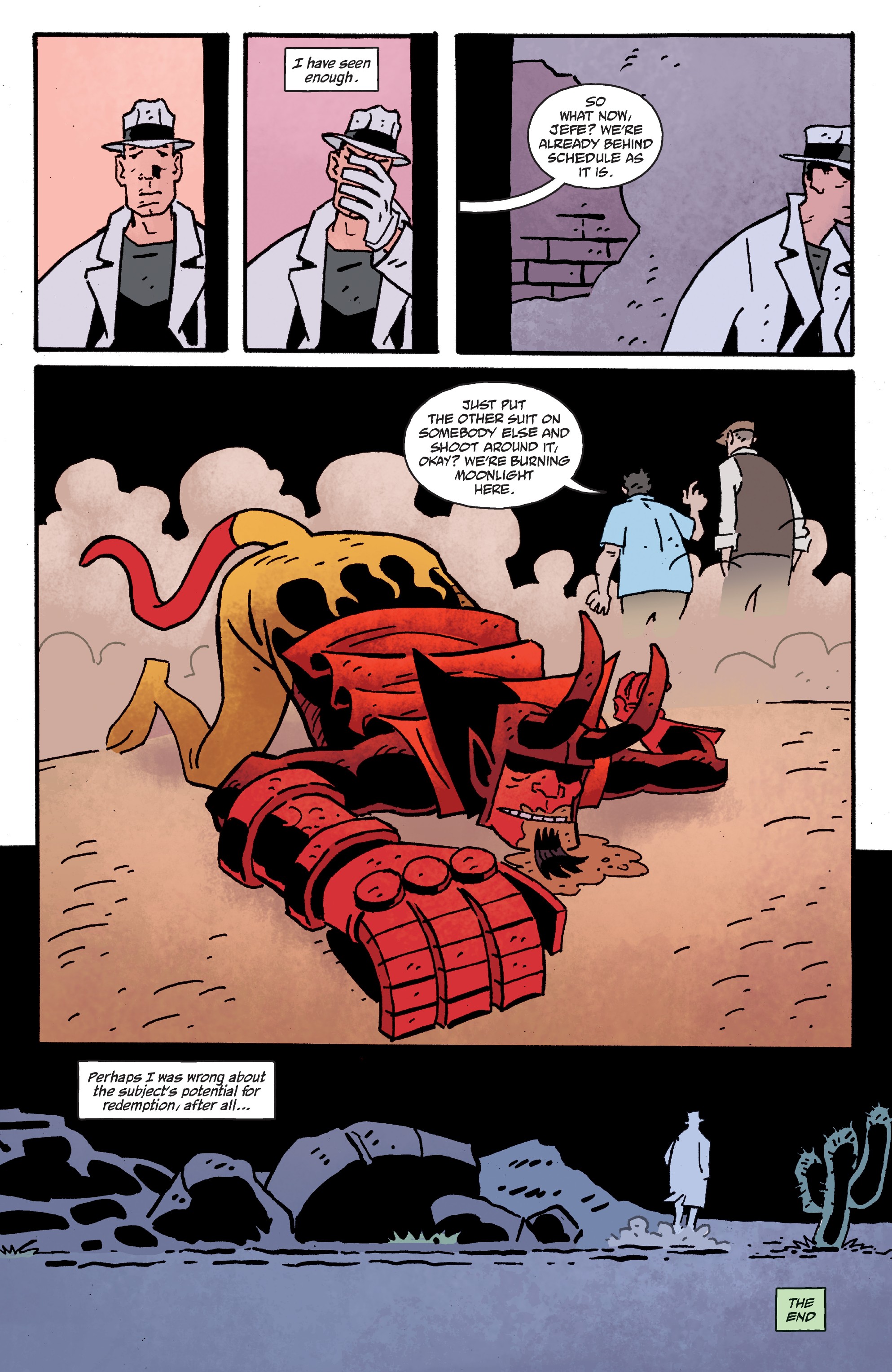 Hellboy vs. Lobster Johnson in: The Ring of Death (2019-): Chapter 1 - Page 24