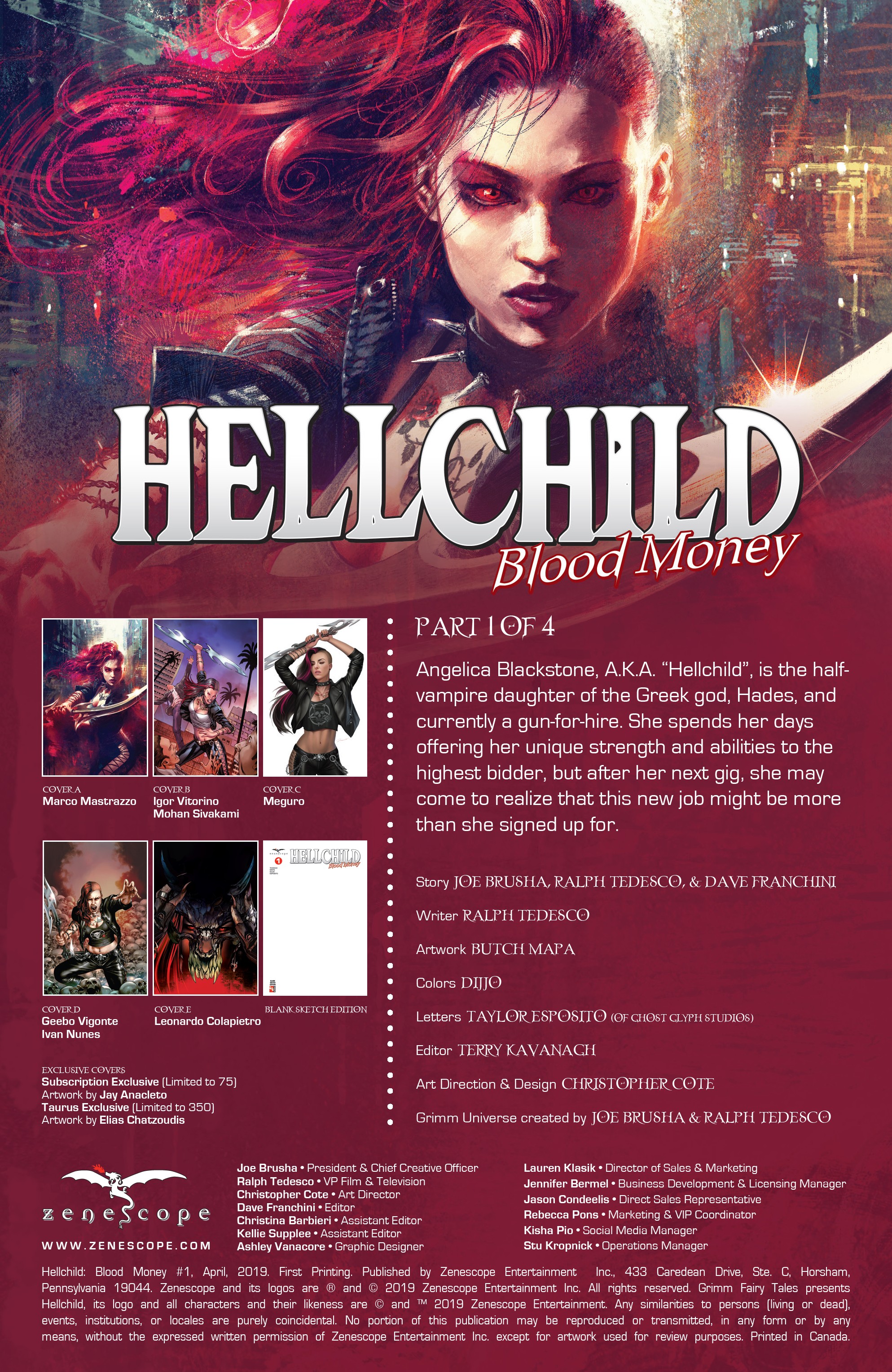 Hellchild: Blood Money (2019-): Chapter 1 - Page 2