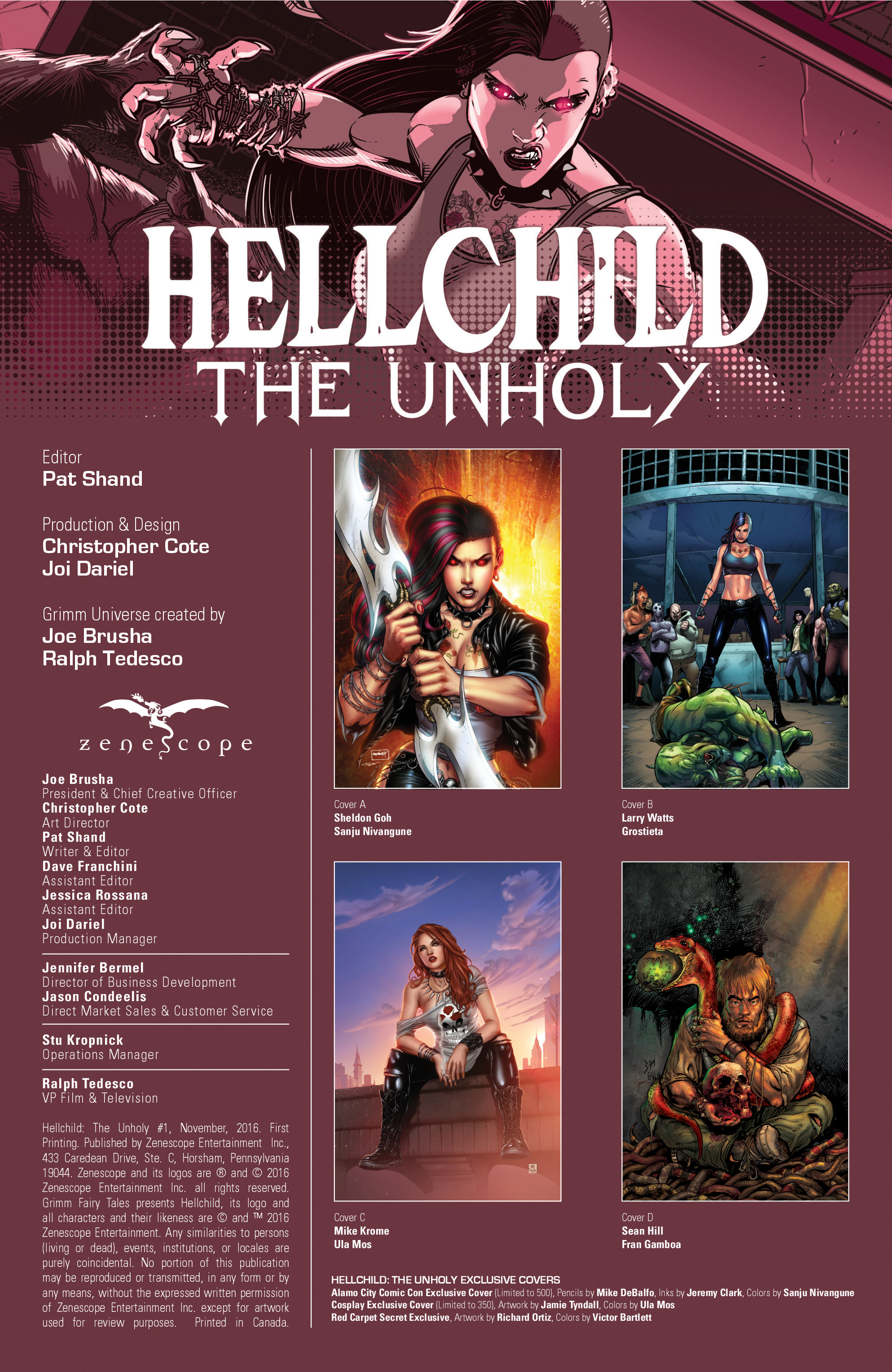 Hellchild: The Unholy (2016-) issue 1 - Page 3